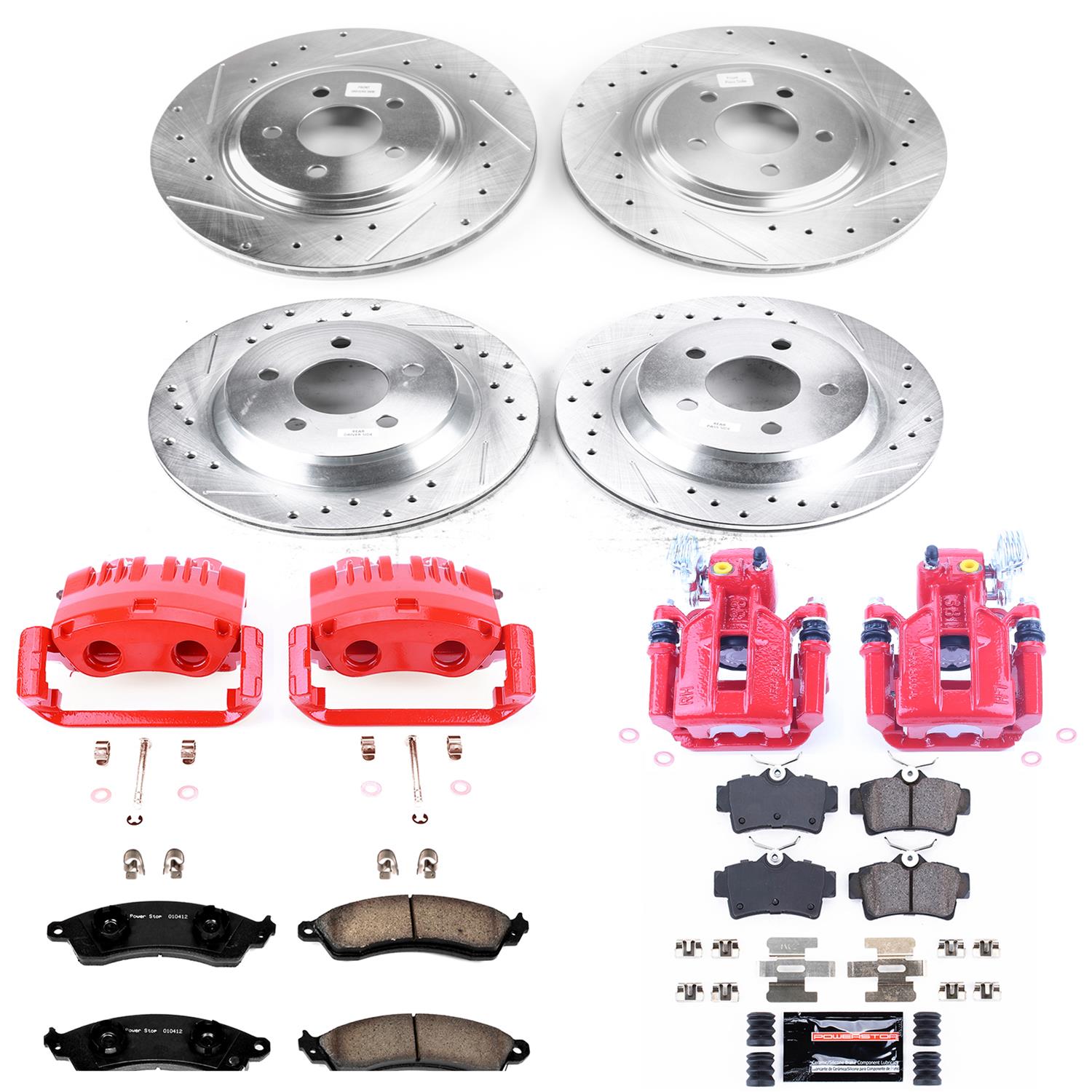 Power Stop KC1305C Power Stop Z23 Evolution Sport Brake Upgrade Kits