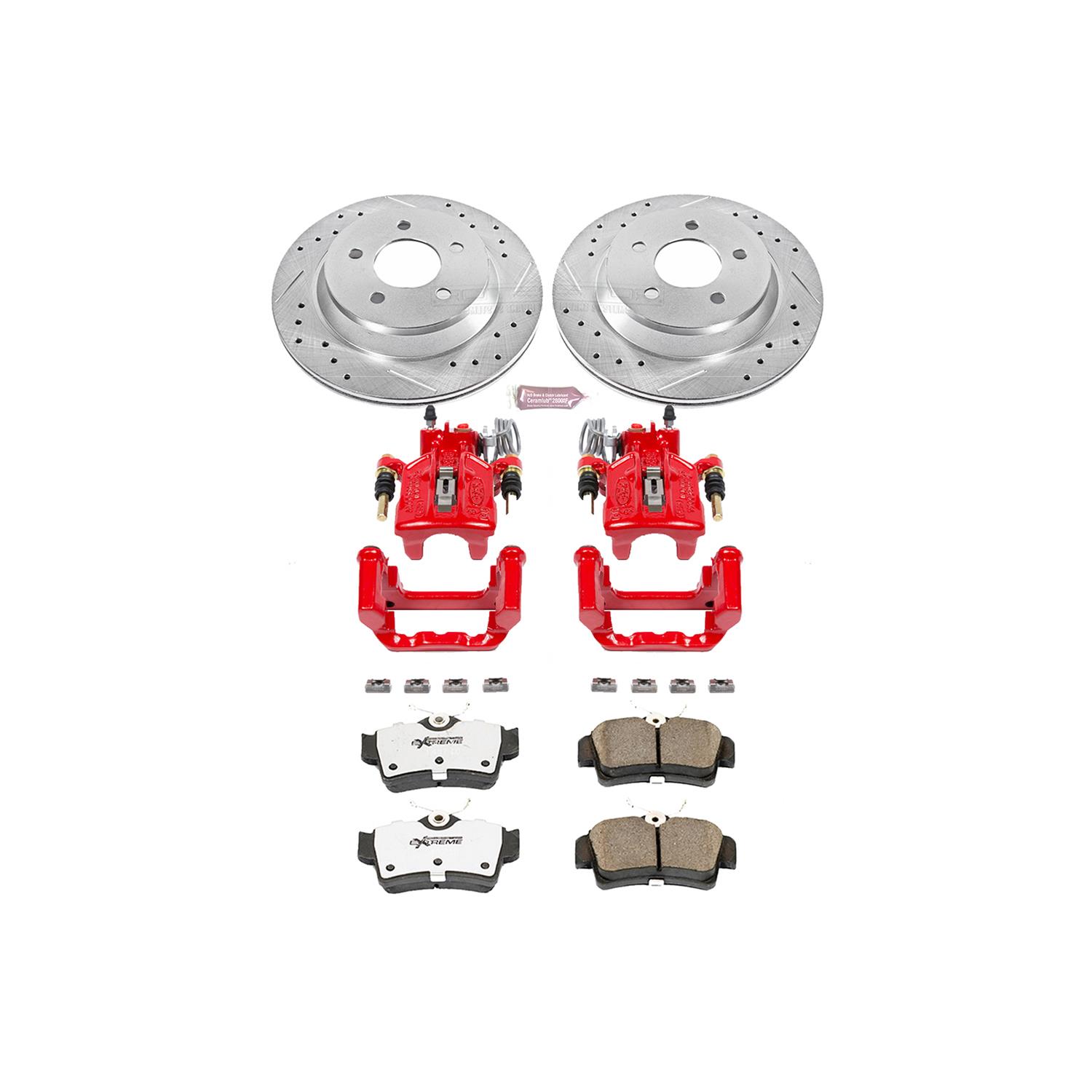 Power Stop KC1306A-26 Power Stop Z26 Street Warrior Brake Upgrade Kits with  Calipers | Summit Racing