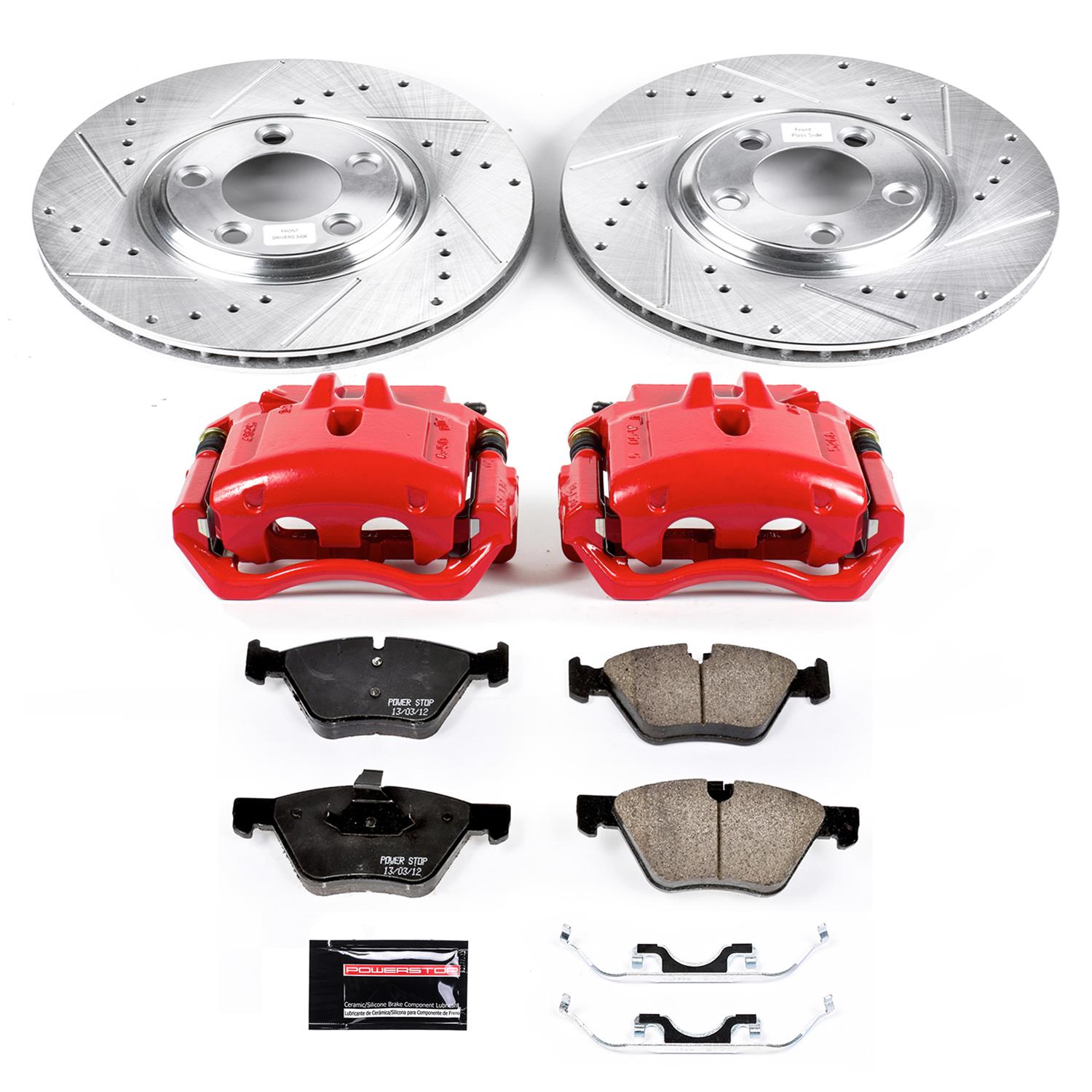 Power Stop 2005 Jaguar S-Type Front Z23 Evolution Sport Brake Kit w/Calipers (1x psbS4792, 1x psbK1349) thumbnail 7