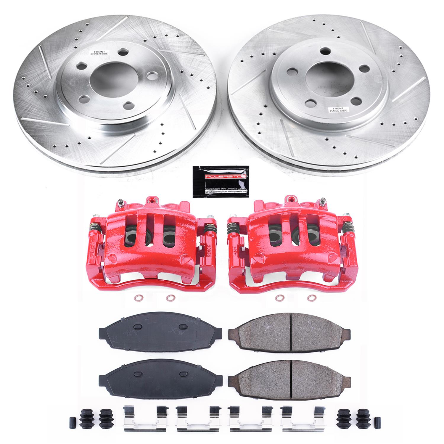 Power Stop 03-11 Ford Crown Victoria Front Z23 Evolution Sport Brake Kit w/Calipers (1x psbS4840, 1x psbK1364) thumbnail 5
