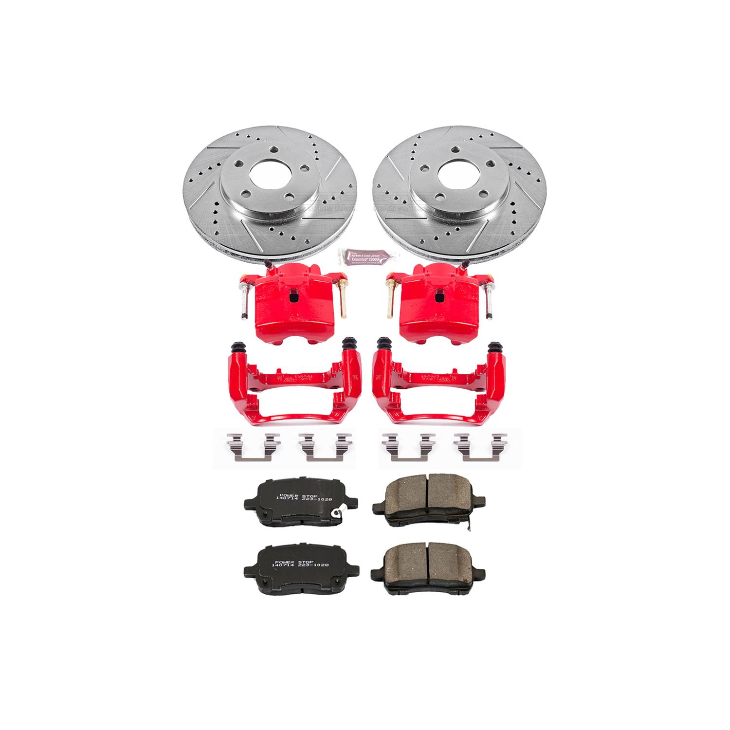 Power Stop 08-11 Chevrolet HHR Front Z23 Evolution Sport Brake Kit w/Calipers (1x psbK1448, 1x psbS4910) thumbnail 3