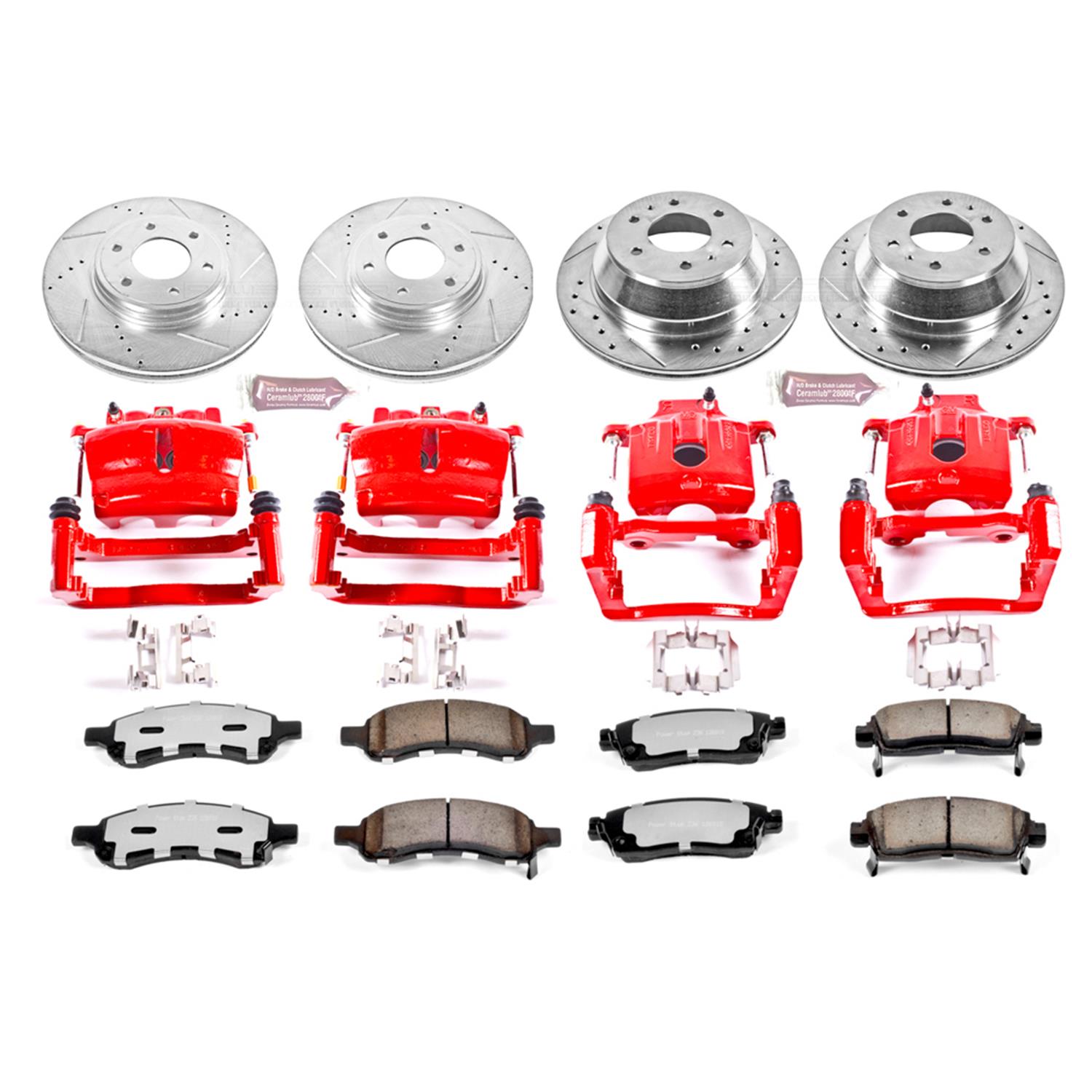 Power Stop KC145436 Power Stop Z36 Truck and Tow Brake Upgrade Kits