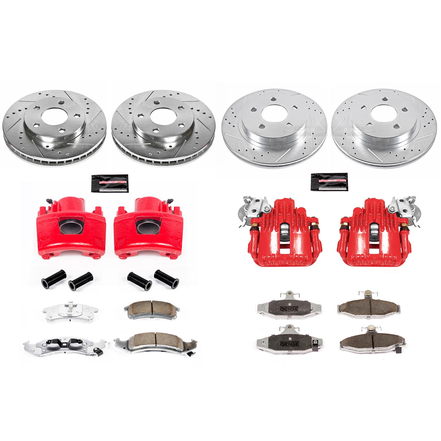 Power Stop KC153526 Power Stop Z26 Street Warrior Brake Upgrade Kits