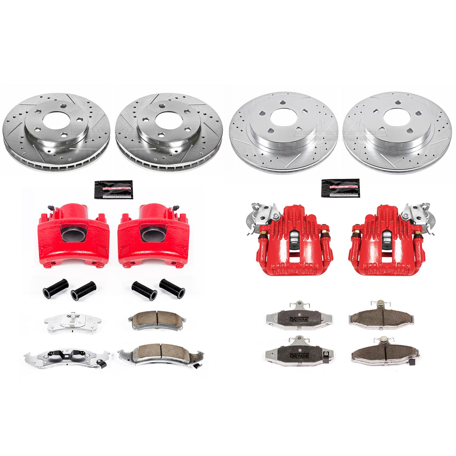 PowerStop KC1535-26 PowerStop Z26 Street Warrior Brake Upgrade