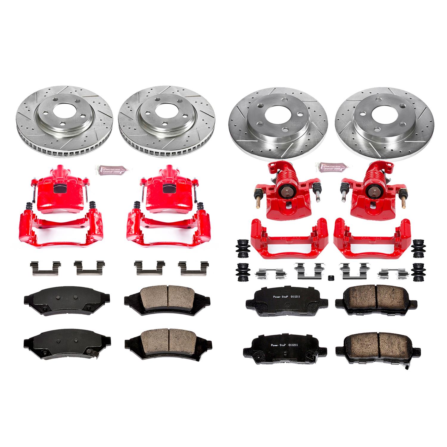 Power Stop 2004 Pontiac Grand Prix Front & Rear Z23 Evolution Sport Brake Kit w/Calipers (1x psbK1586, 1x psbS4868, 1x psbS5034, 1x psbK1602) thumbnail 7