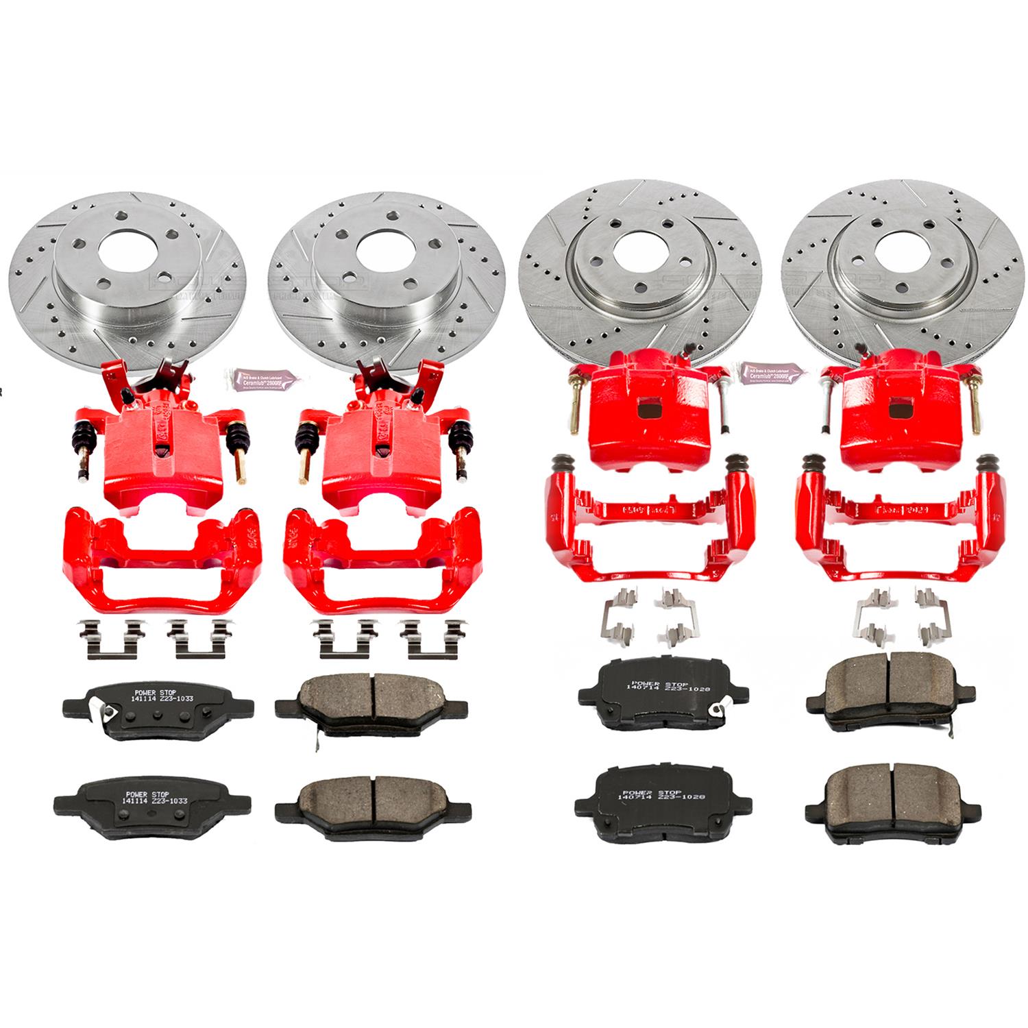 Power Stop 05-06 Chevrolet Cobalt Front & Rear Z23 Evolution Sport Brake Kit w/Calipers (1x psbS4892, 1x psbK1616, 1x psbK1610, 1x psbS4906) thumbnail 7