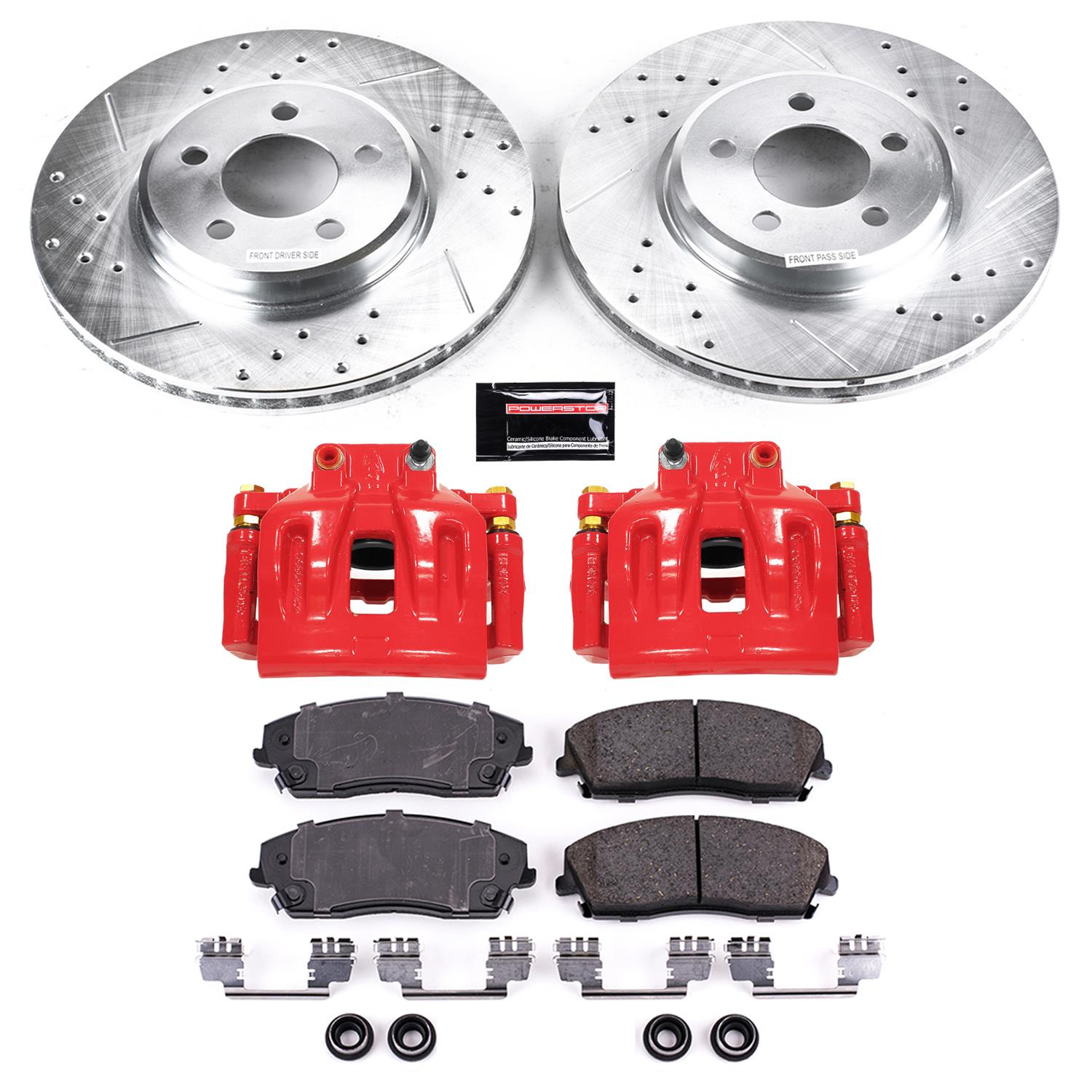 Power Stop 12-19 Chrysler 300 Front Z23 Evolution Sport Brake Kit w/Calipers (1x psbS4968A, 1x psbK1714) thumbnail 5