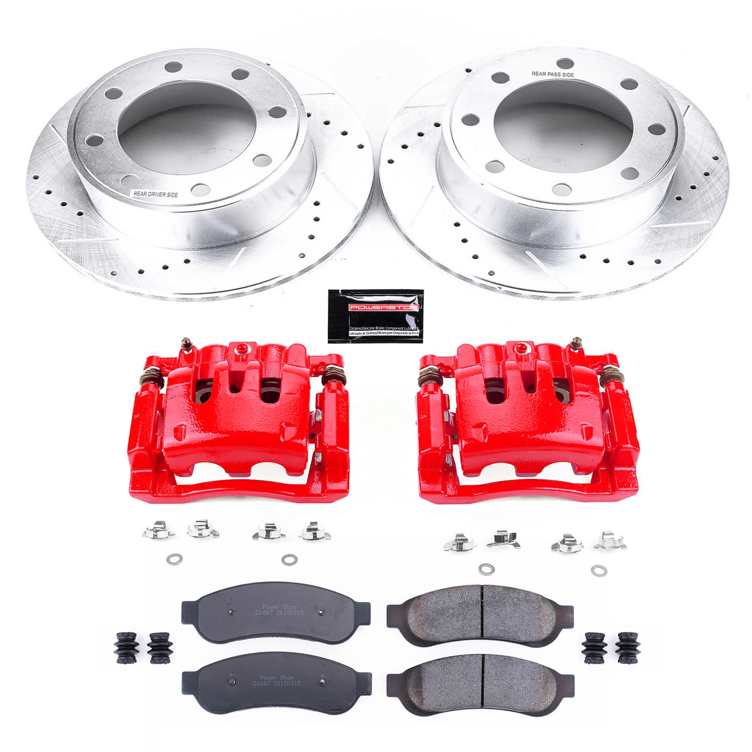Power Stop 07-10 Ford F-250 Super Duty Rear Z23 Evolution Sport Brake Kit w/Calipers (1x psbS5076, 1x psbK1798) thumbnail 7