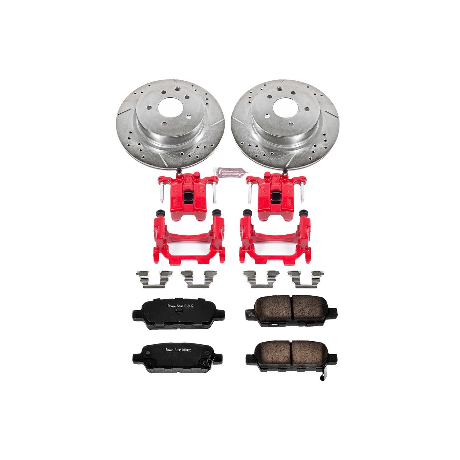 Power Stop 11-12 Infiniti G25 Rear Z23 Evolution Sport Brake Kit w/Calipers (1x psbK179, 1x psbS6036) thumbnail 4