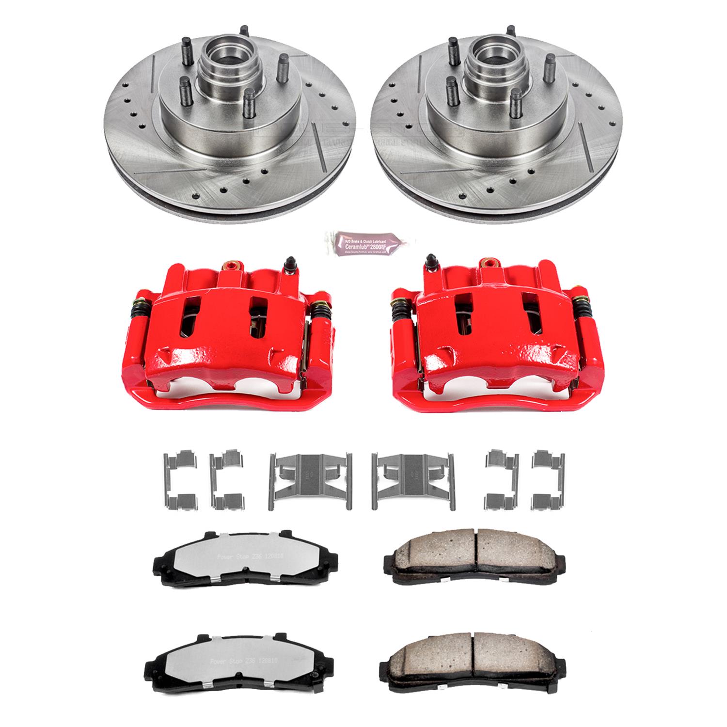 Power Stop KC1854-36 Power Stop Z36 Truck and Tow Brake Upgrade Kits
