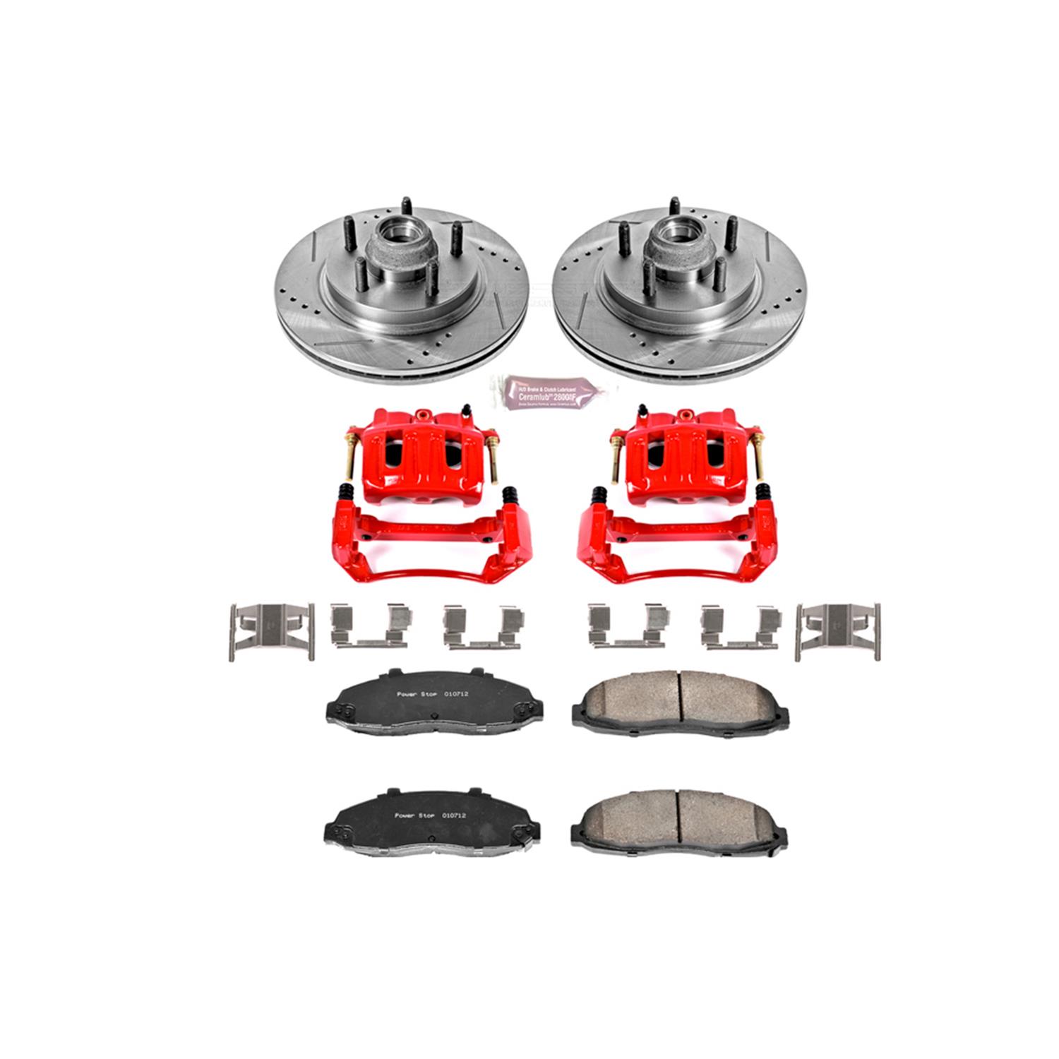 Power Stop KC1914A Power Stop Z23 Evolution Sport Brake Upgrade Kits