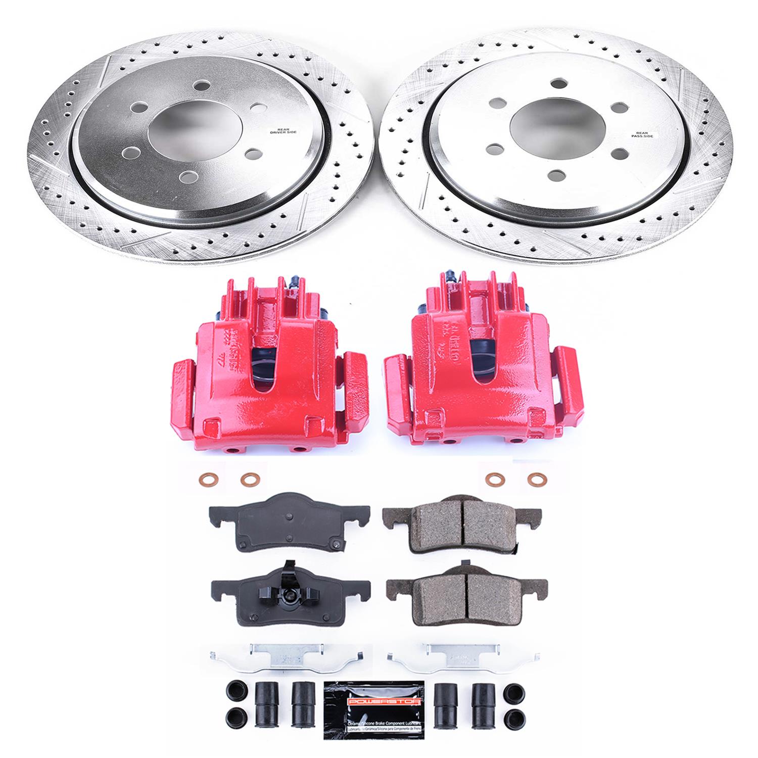 Power Stop 02-06 Ford Expedition Rear Z23 Evolution Sport Brake Kit w/Calipers (1x psbS4830, 1x psbK1935) thumbnail 7