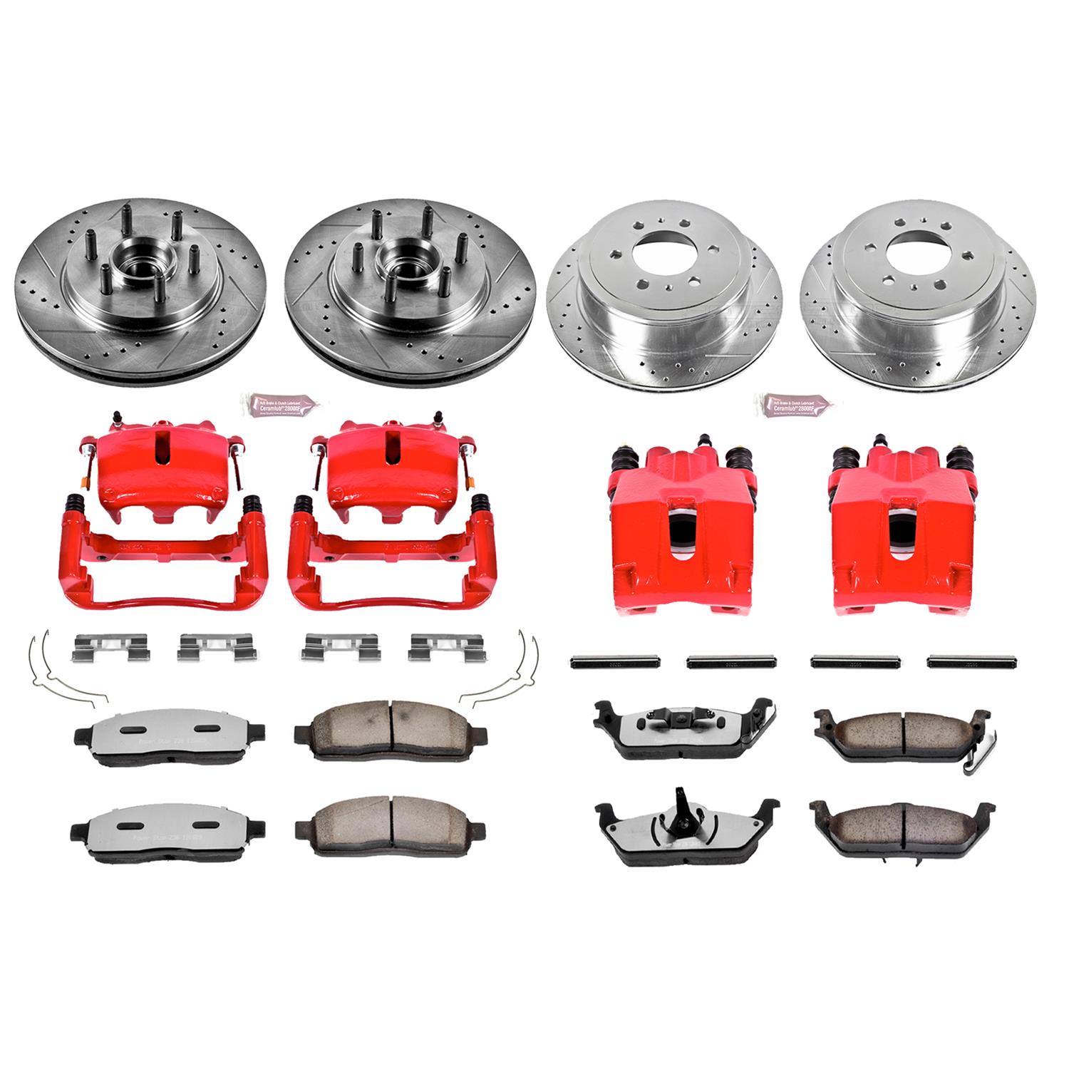 Power Stop KC1940A36 Power Stop Z36 Truck and Tow Brake Upgrade Kits