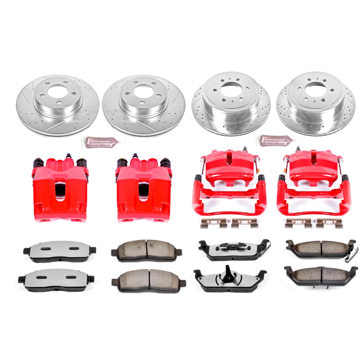 Power Stop KC194436 Power Stop Z36 Truck and Tow Brake Upgrade Kits