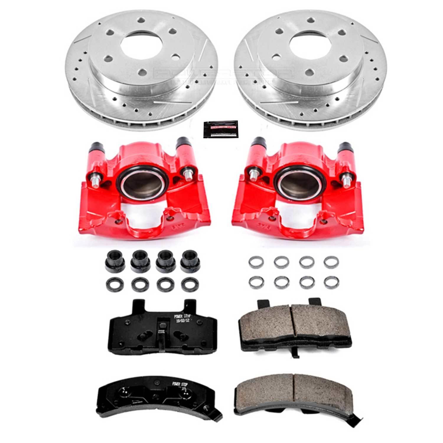 Power Stop KC1970 1クリックパフォーマンスブレーキキット キャリパー付き フロントのみ 並行輸入品 Brake Upgrade Kits - All Products | PowerStop Brakes