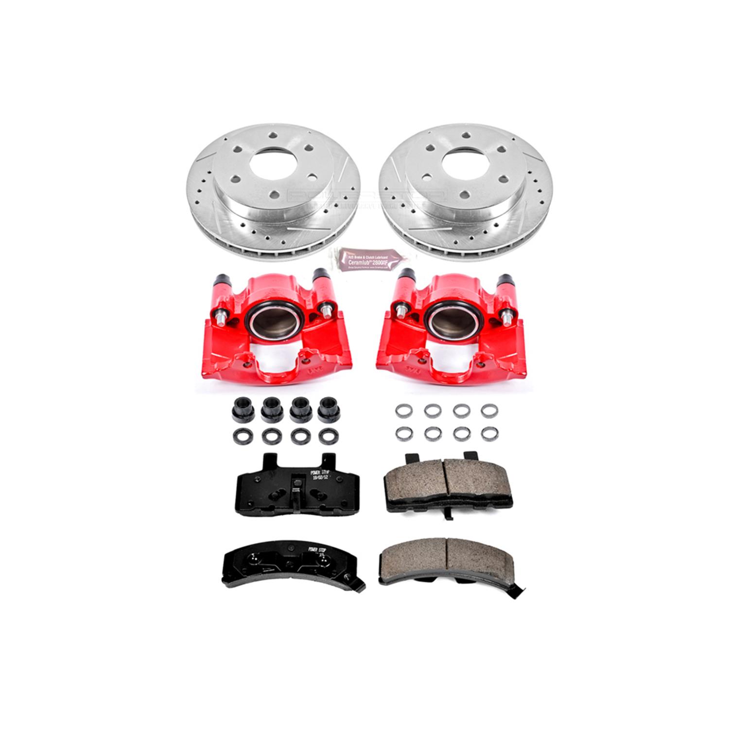 1991 CHEVROLET K1500 Power Stop KC1970 Power Stop Z23 Evolution Sport Brake Upgrade Kits with