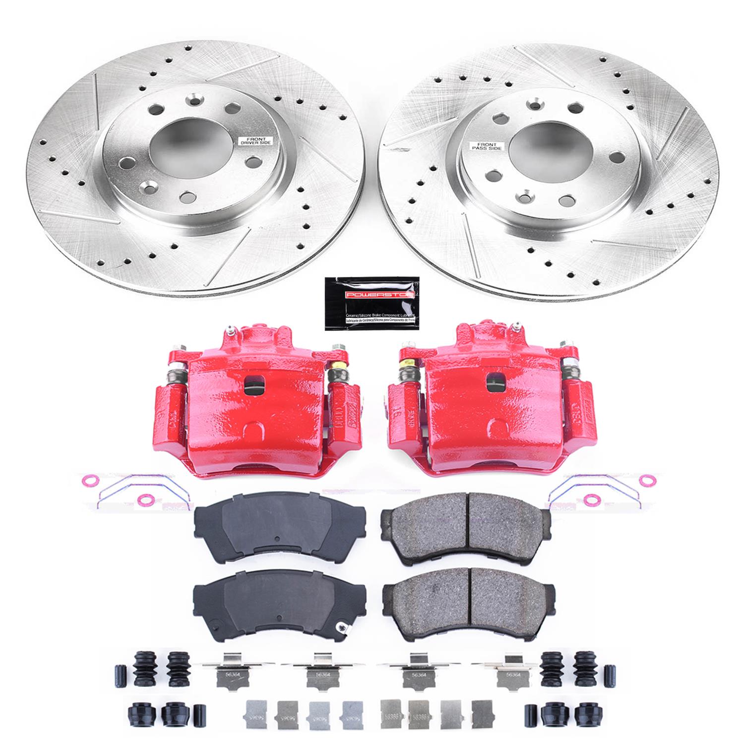 Power Stop 06-12 Ford Fusion Front Z23 Evolution Sport Brake Kit w/Calipers (1x psbS5000, 1x psbK199) thumbnail 5