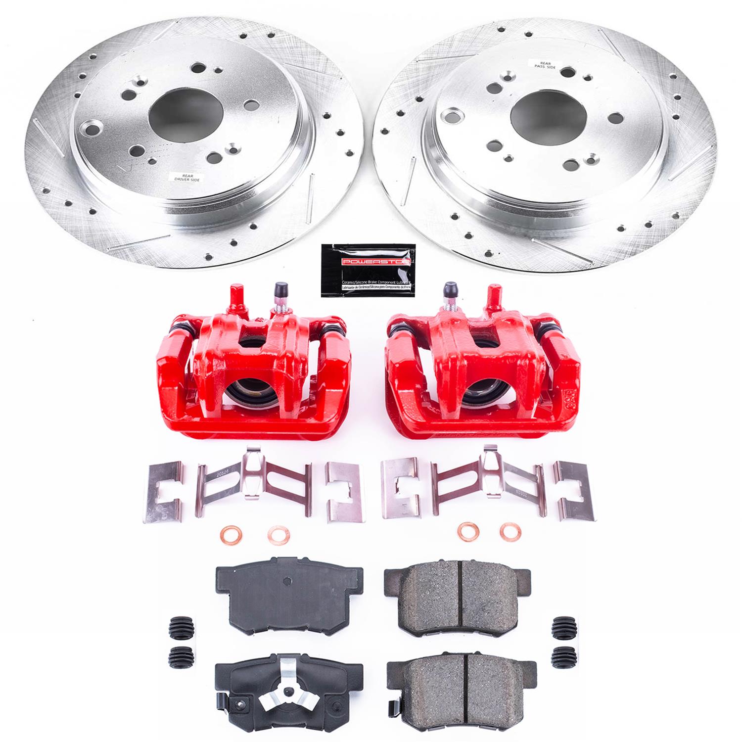 Power Stop 07-11 Honda CR-V Rear Z23 Evolution Sport Brake Kit w/Calipers (1x psbS2910A, 1x psbK206) thumbnail 7