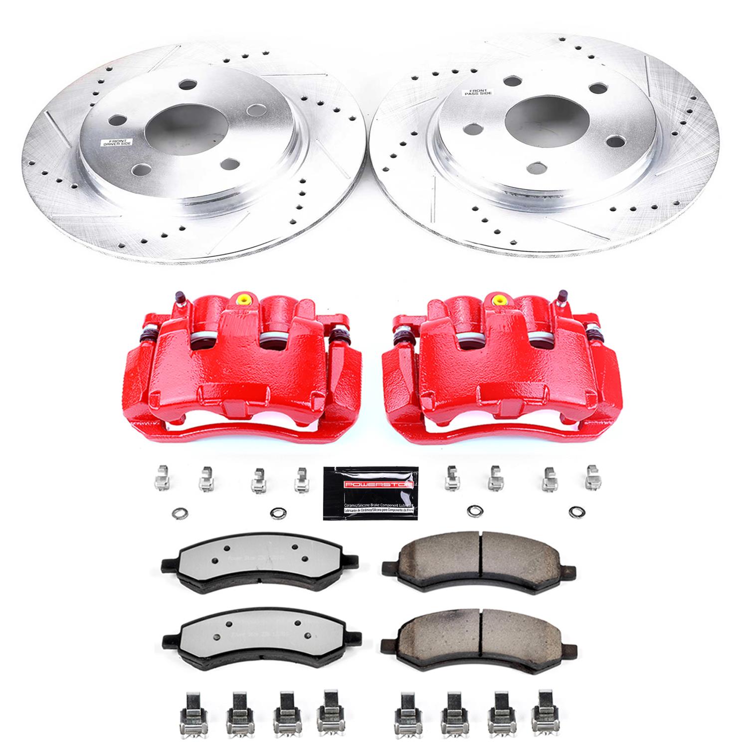 psbK2167-36 Power Stop 03-05 Dodge Ram 1500 Front Z36 Truck & Tow