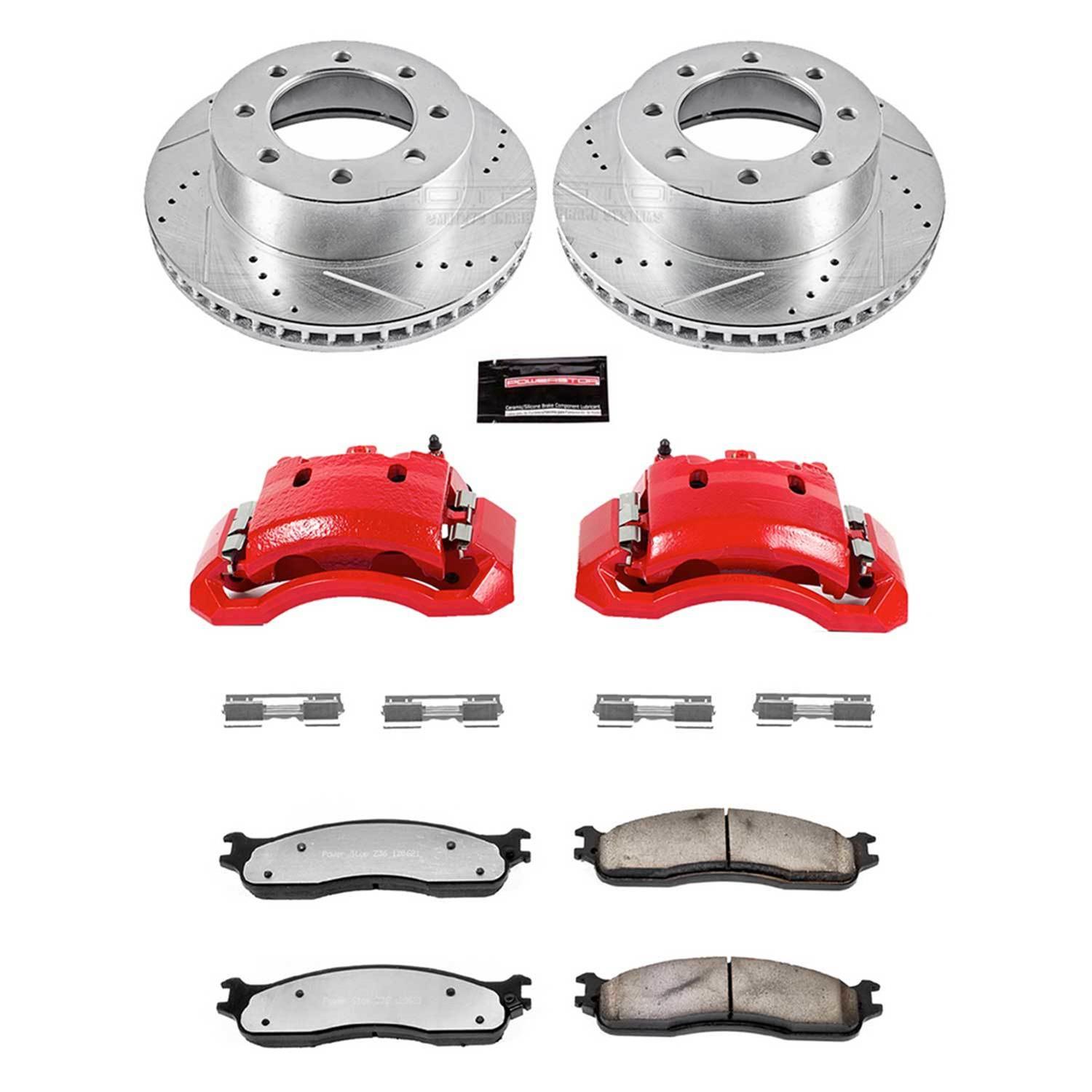 Kit De Frein Performance Power Stop KC2126 1-Click Avec étriers – Pour Dodge Ram 2015
