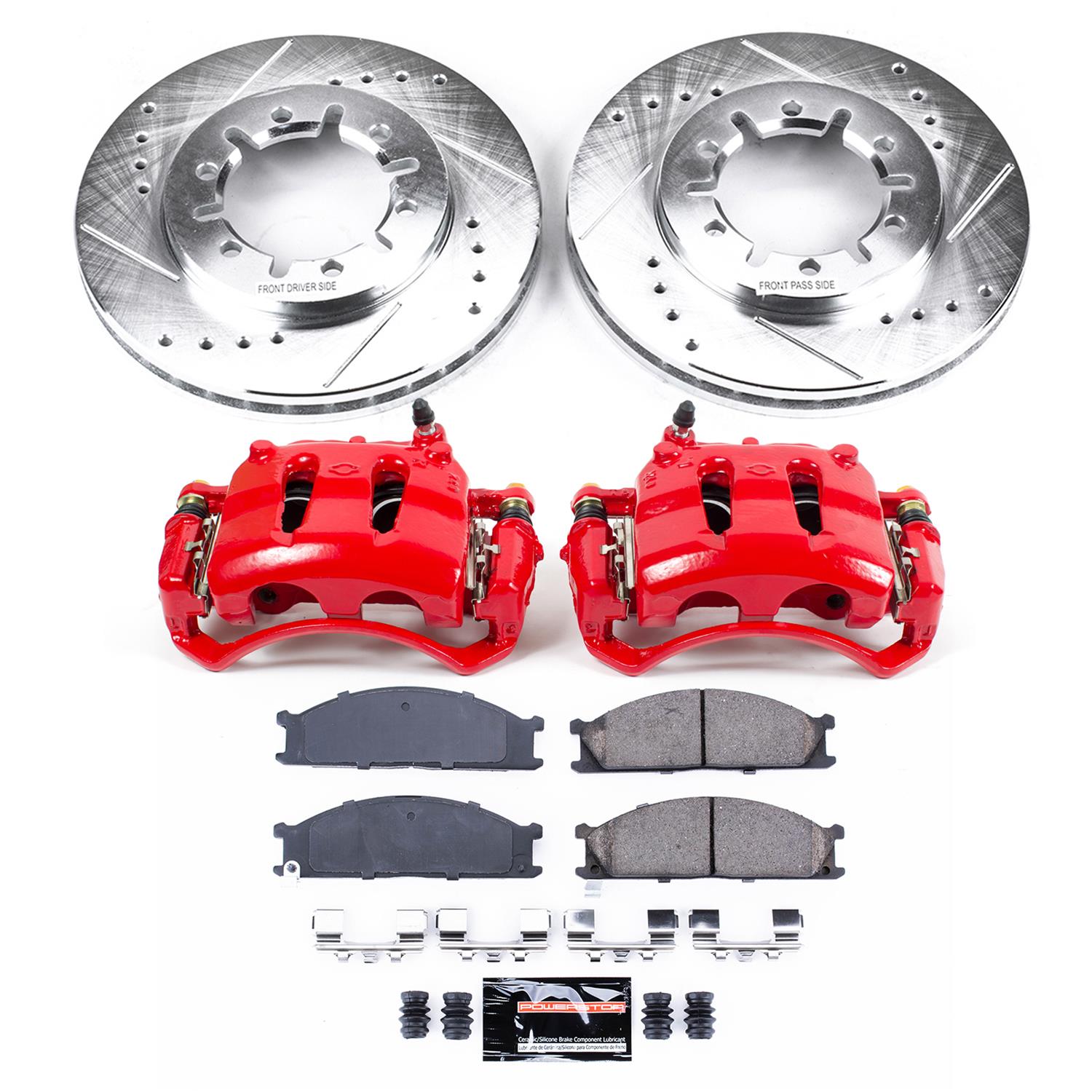 Power Stop 99-02 Nissan Frontier Front Z23 Evolution Kit w/Calipers (1x psbK2278, 1x psbS1672) thumbnail 2