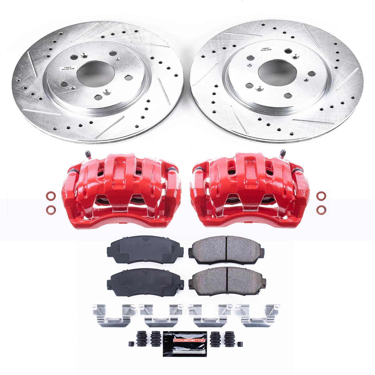 Power Stop 07-12 Acura RDX Front Z23 Evolution Sport Brake Kit w/Calipers (1x psbS2958, 1x psbK228) thumbnail 5