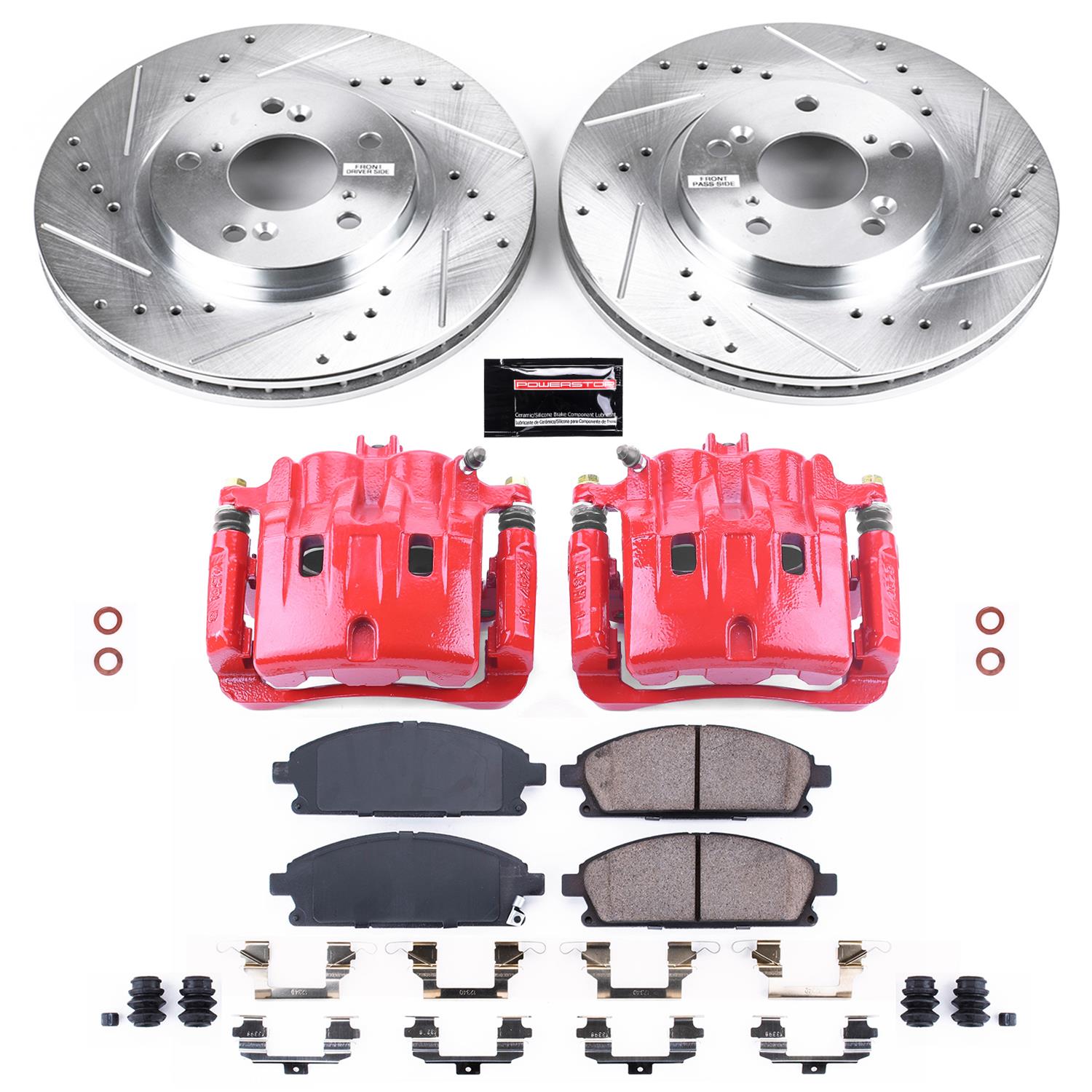 Power Stop 03-06 Acura MDX Front Z23 Evolution Sport Brake Kit w/Calipers (1x psbS2818, 1x psbK2290) thumbnail 5