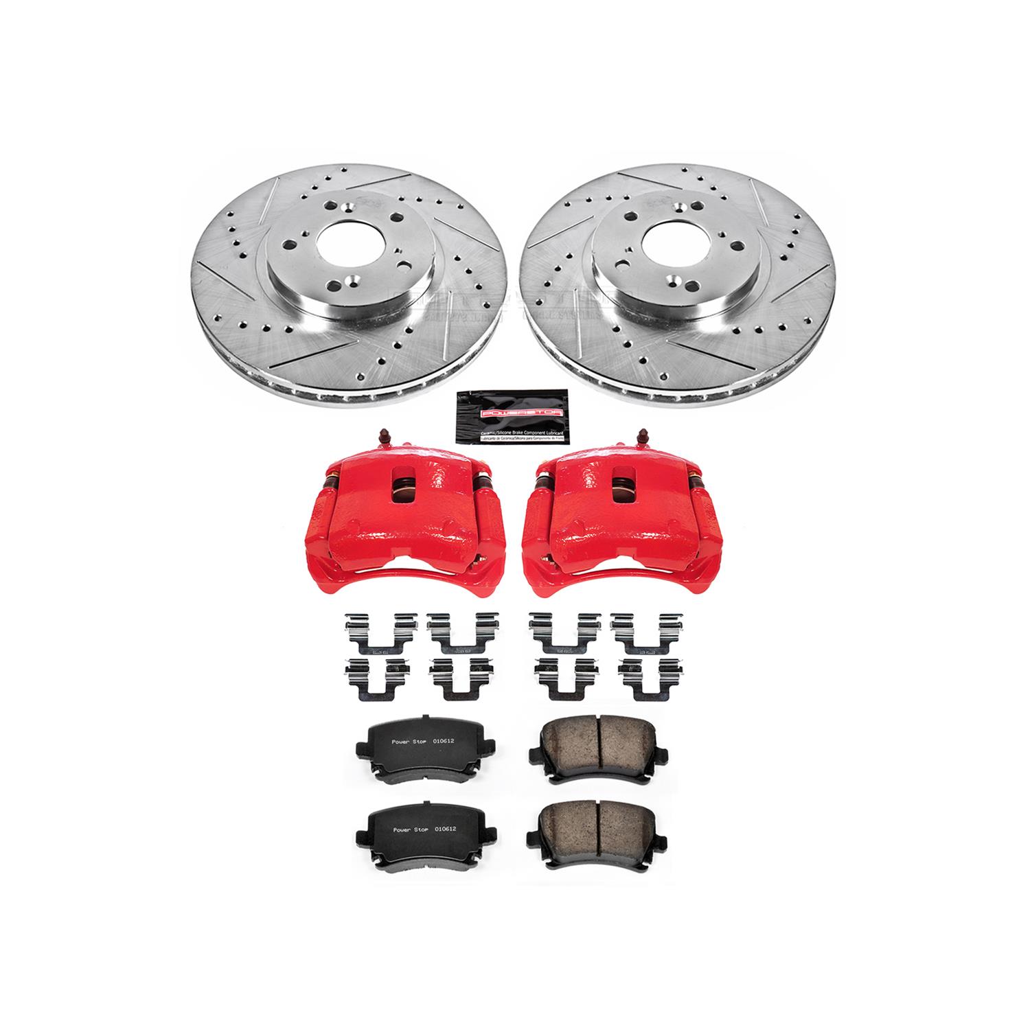 Power Stop 01-02 Acura MDX Front Z23 Evolution Sport Brake Kit w/Calipers (1x psbS2644, 1x psbK2299) thumbnail 3