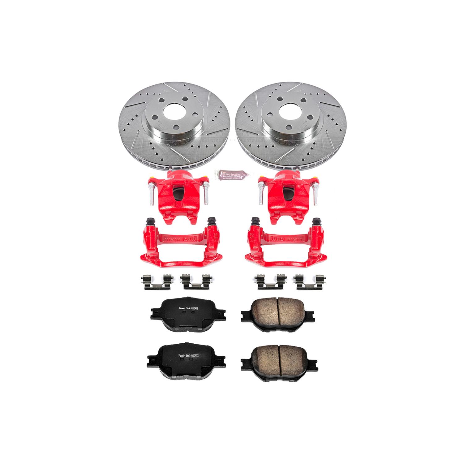 Power Stop KC2313A Power Stop Z23 Evolution Sport Brake Upgrade Kits
