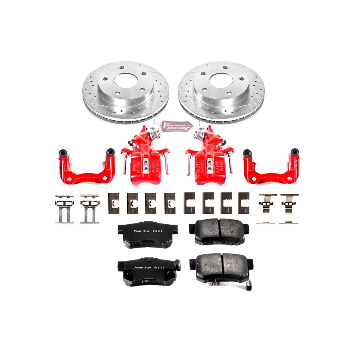 Power Stop KC2391 Power Stop Z23 Evolution Sport Brake Upgrade Kits