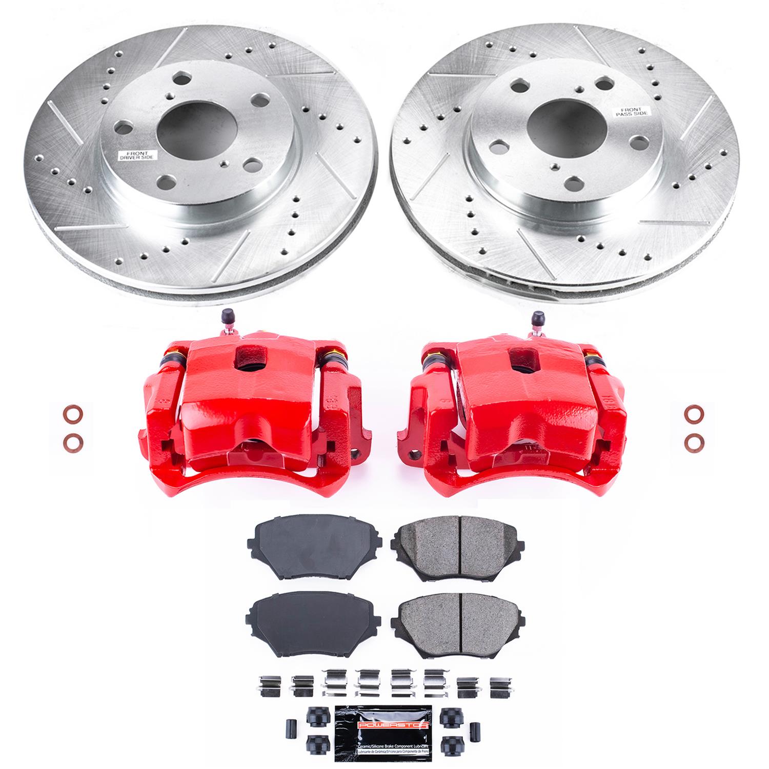 Power Stop 01-05 Toyota RAV4 Front Z23 Evolution Sport Brake Kit w/Calipers (1x psbK2419, 1x psbS2688) thumbnail 7