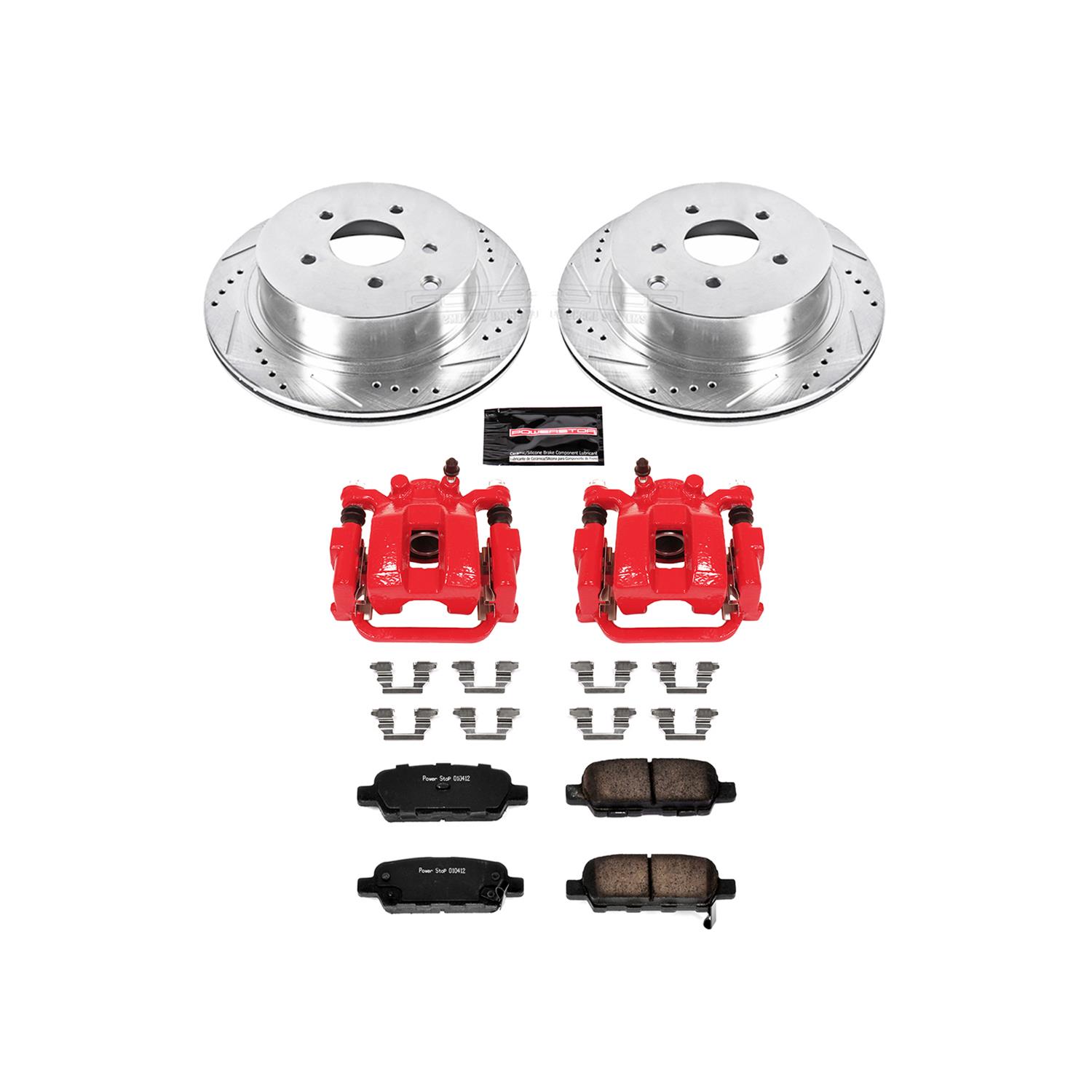 Power Stop 03-08 Infiniti FX35 Rear Z23 Evolution Sport Brake Kit w/Calipers (1x psbK2427, 1x psbS2786) thumbnail 4