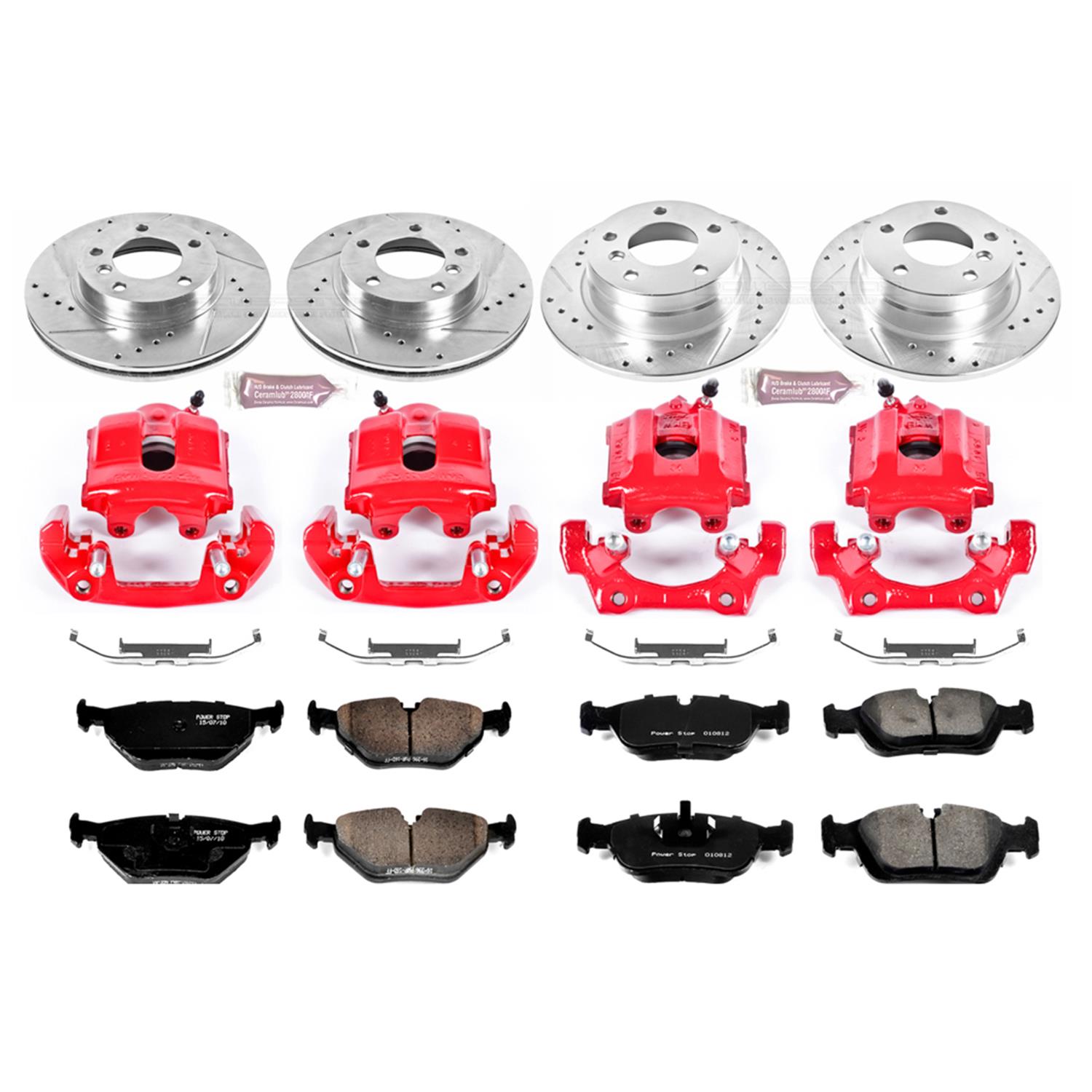 Power Stop KC2724 Power Stop Z23 Evolution Sport Brake Upgrade Kits