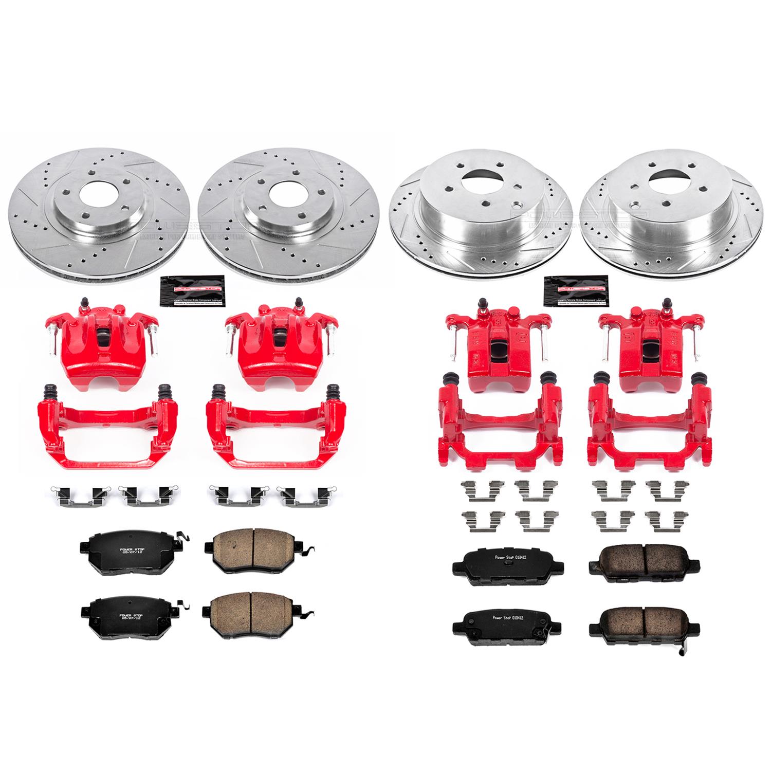 Power Stop KC2767B Power Stop Z23 Evolution Sport Brake Upgrade Kits