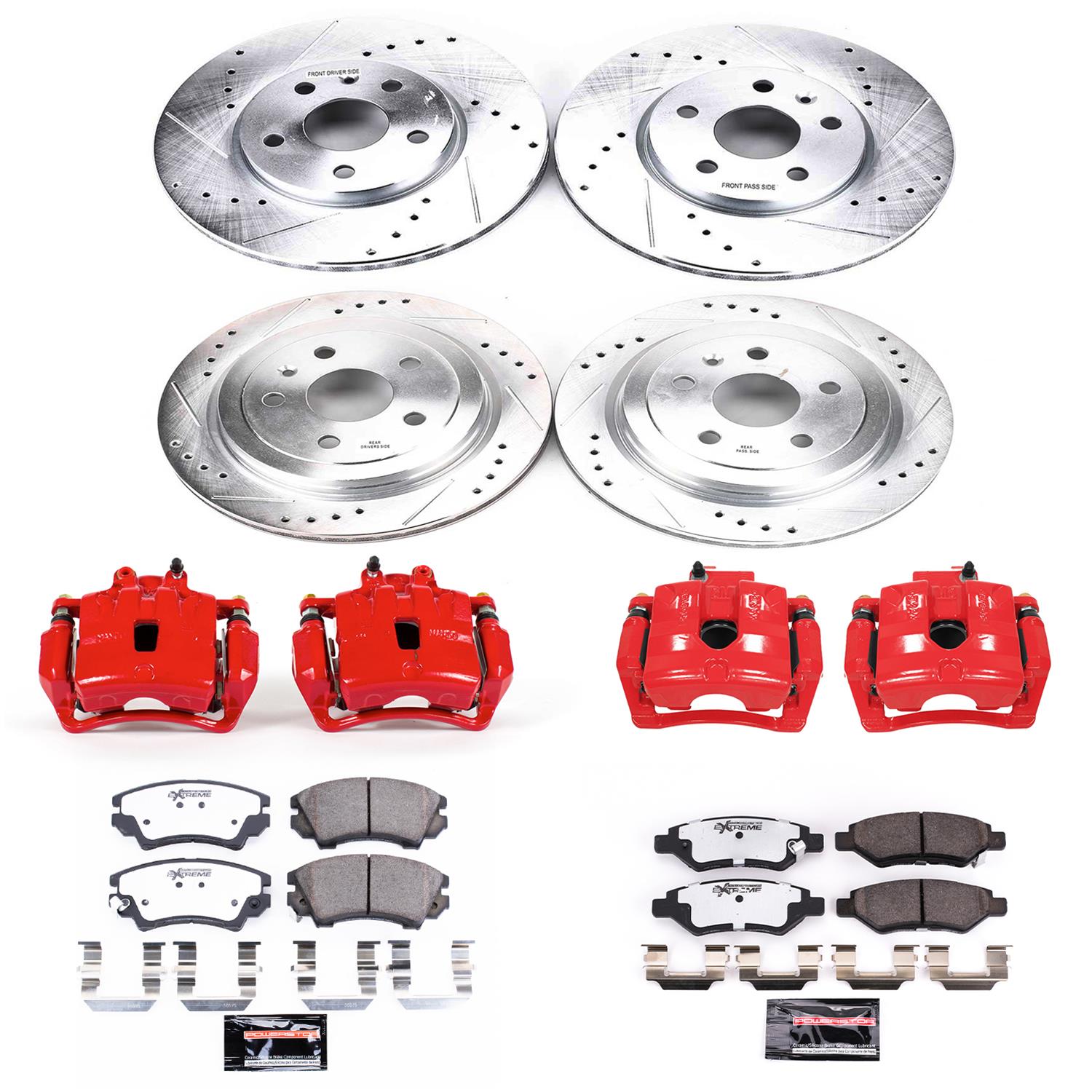 Power Stop 10-15 Chevrolet Camaro Front and Rear Z26 Street Kit w/Cals (1x psbS5118A, 1x psbK3072-26, 1x psbS5274, 1x psbK3031-26) thumbnail 2