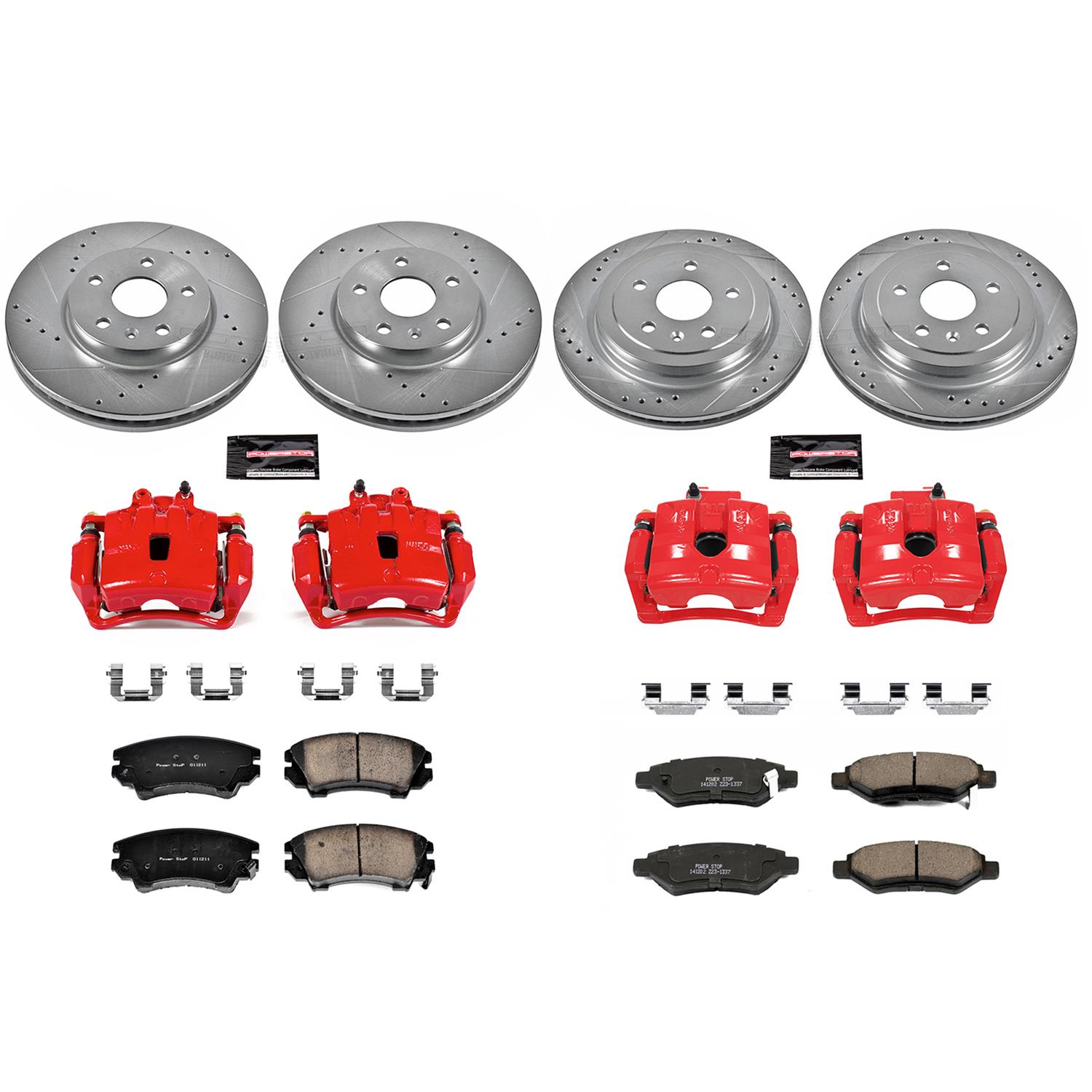 Power Stop KC2816 Power Stop Z23 Evolution Sport Brake Upgrade Kits