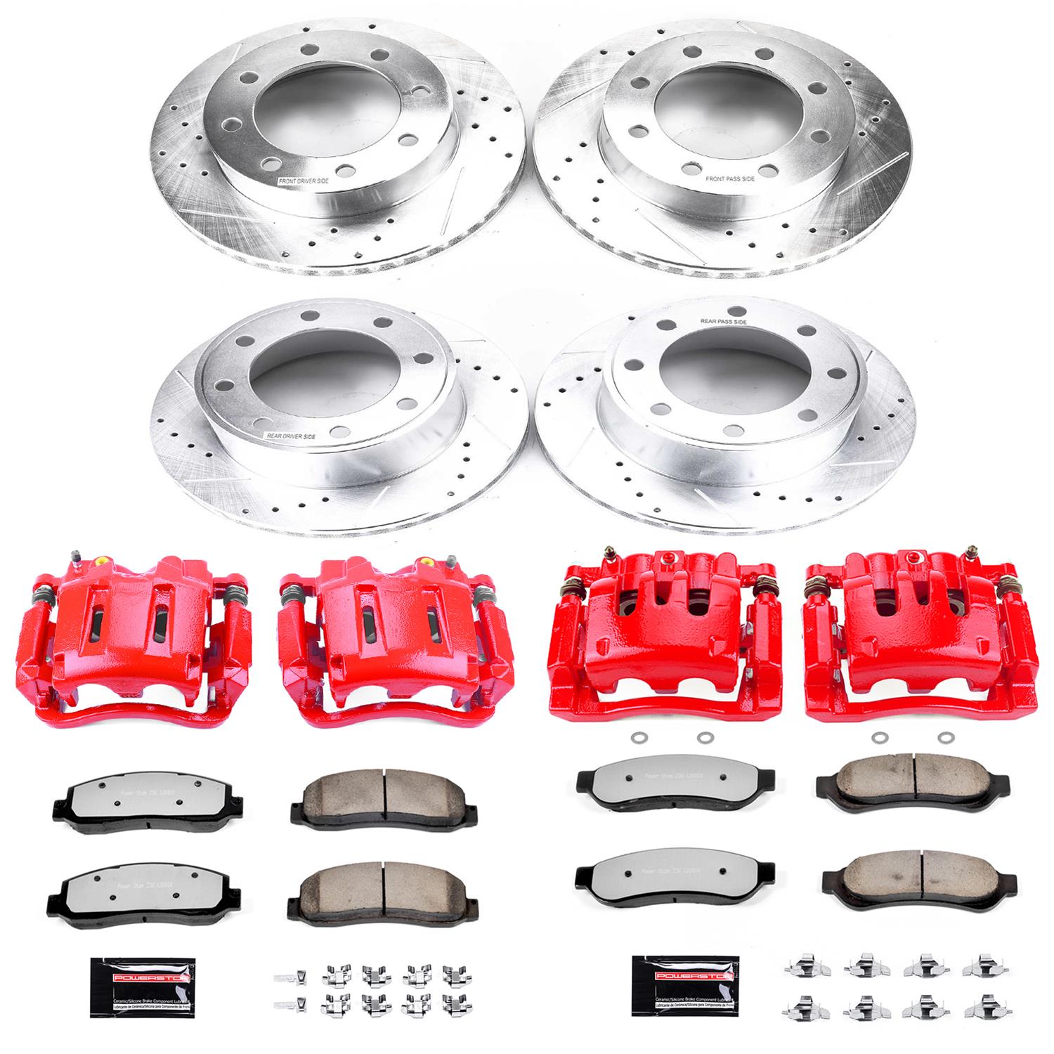 Power Stop KC2895-36 Power Stop Z36 Truck and Tow Brake Upgrade Kits with  Calipers | Summit Racing