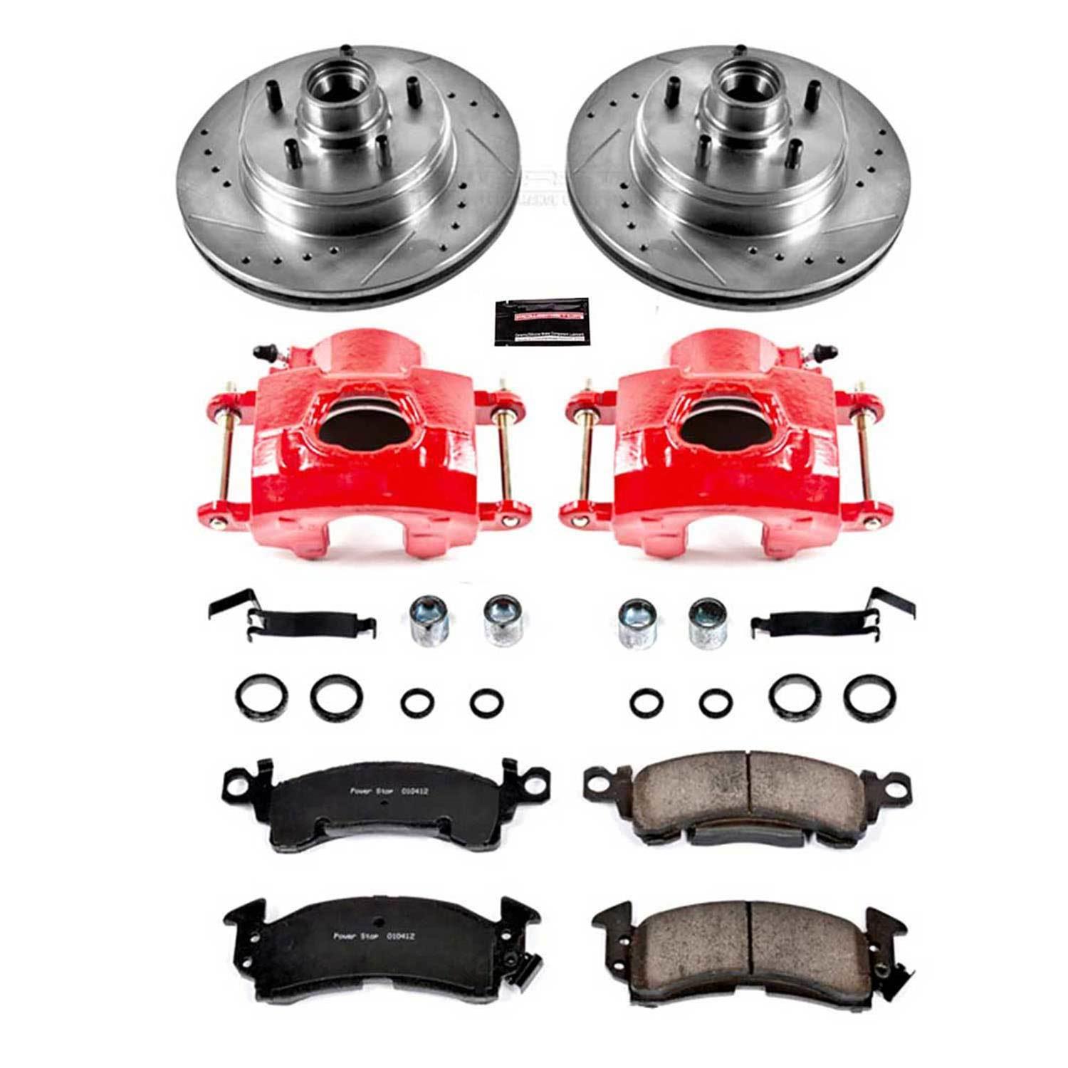 PowerStop Rear Z23 Evolution Sport Brake Kit w/ Calipers | Dodge Journey (2009–2012) (KC4569A) main image 0