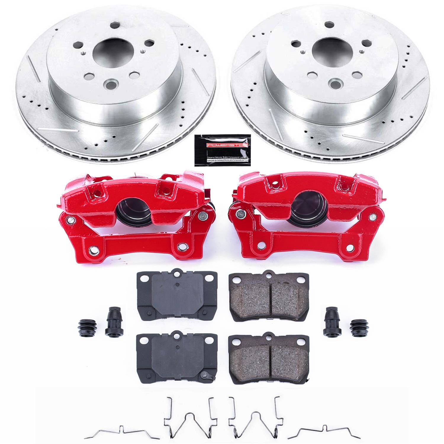 Power Stop 07-11 Lexus GS350 Rear Z23 Evolution Sport Brake Kit w/Calipers (1x psbK2977, 1x psbS3312) thumbnail 7