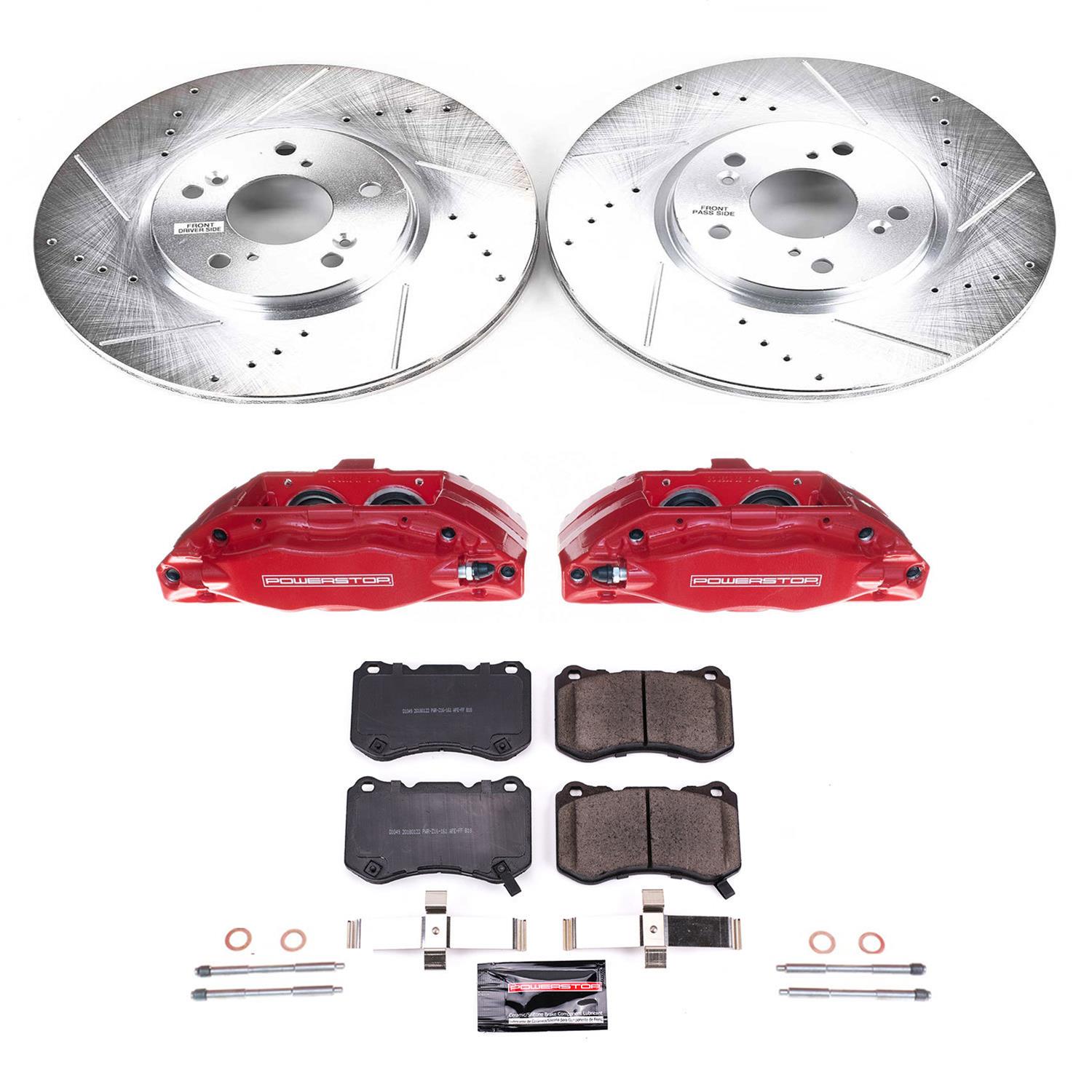 Power Stop 04-08 Acura TL Front Z23 Evolution Sport Brake Kit w/Calipers (1x psbK3029, 1x psbS2892) thumbnail 8