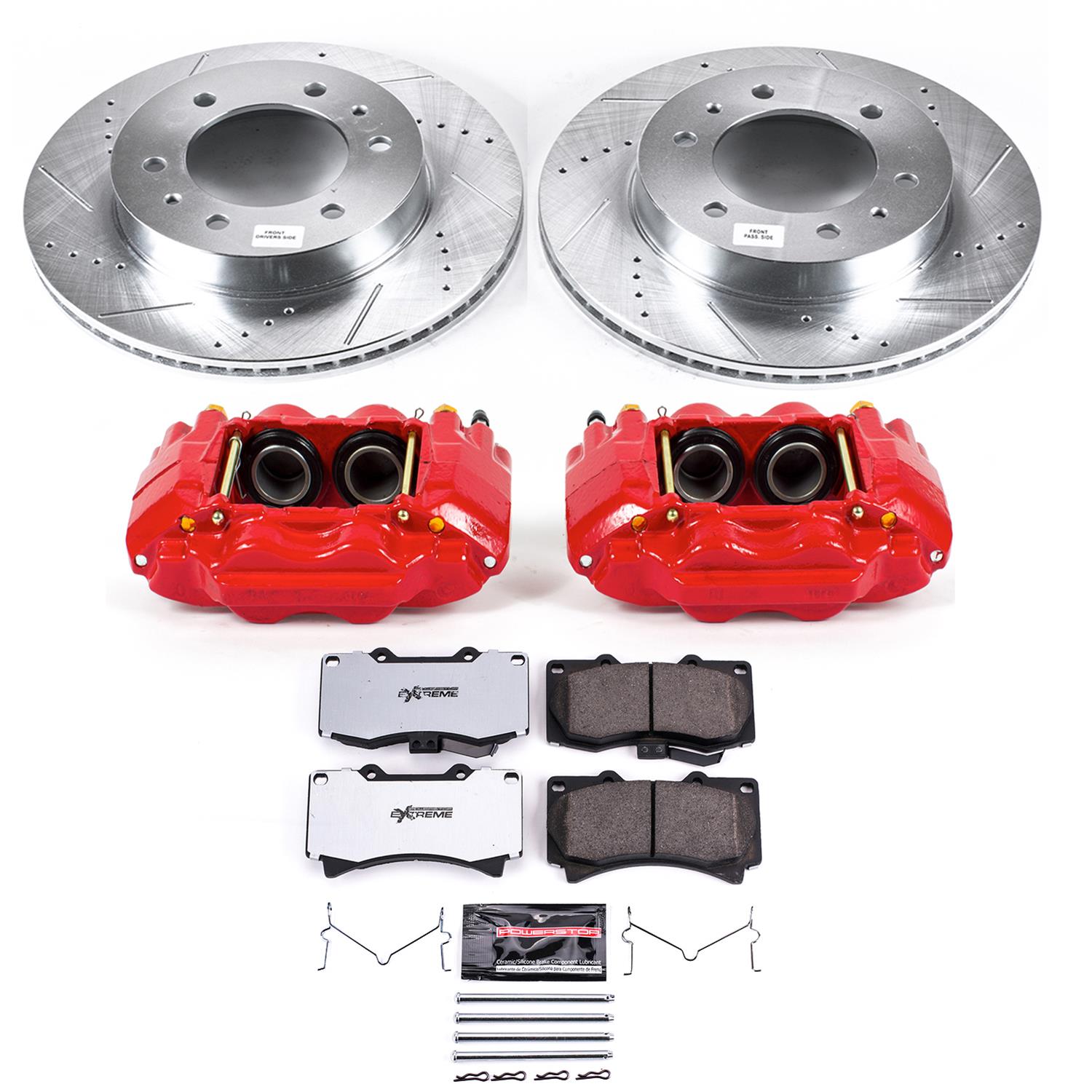 Power Stop 09-10 Hummer H3T Front Z36 Truck & Tow Kit w/Cals (1x psbS5018, 1x psbK3035-36) thumbnail 9