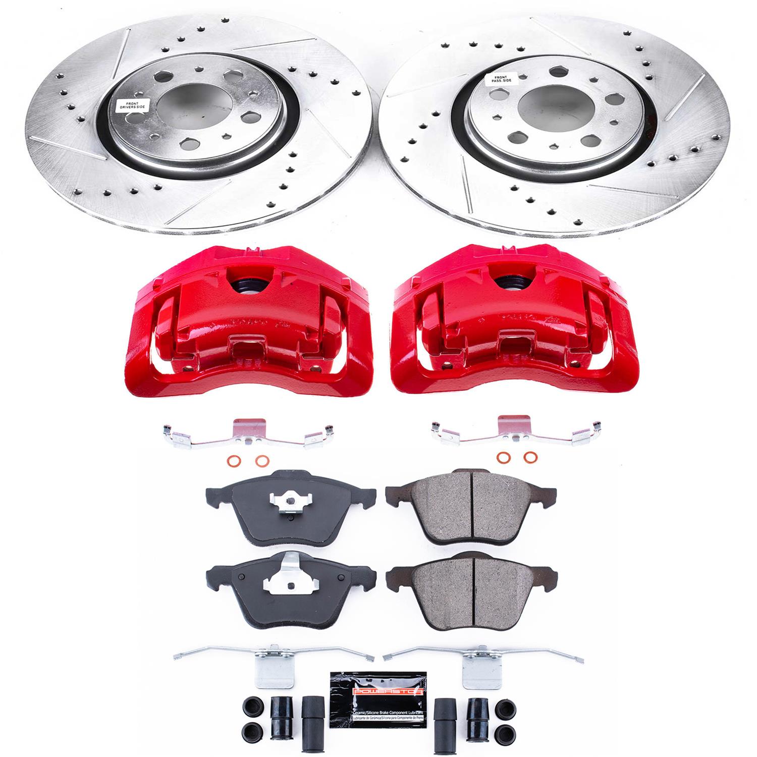 Power Stop 08-09 Volvo S60 Front Z23 Evolution Sport Brake Kit w/Calipers (1x psbS2960, 1x psbK3063) thumbnail 7