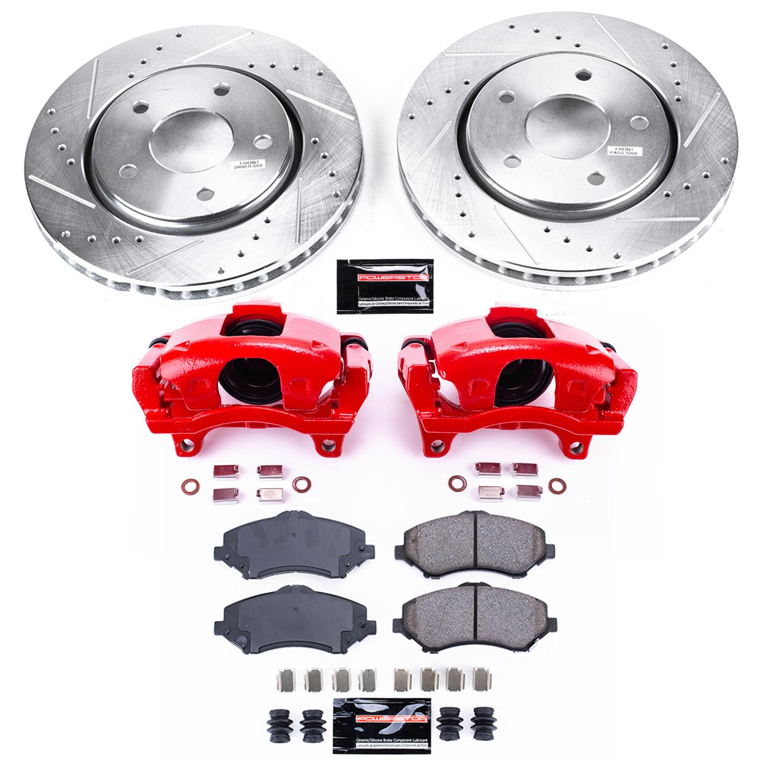 Power Stop 09-13 Dodge Journey Front Z23 Evolution Sport Brake Kit w/Calipers (1x psbK3118, 1x psbS5044A) thumbnail 6