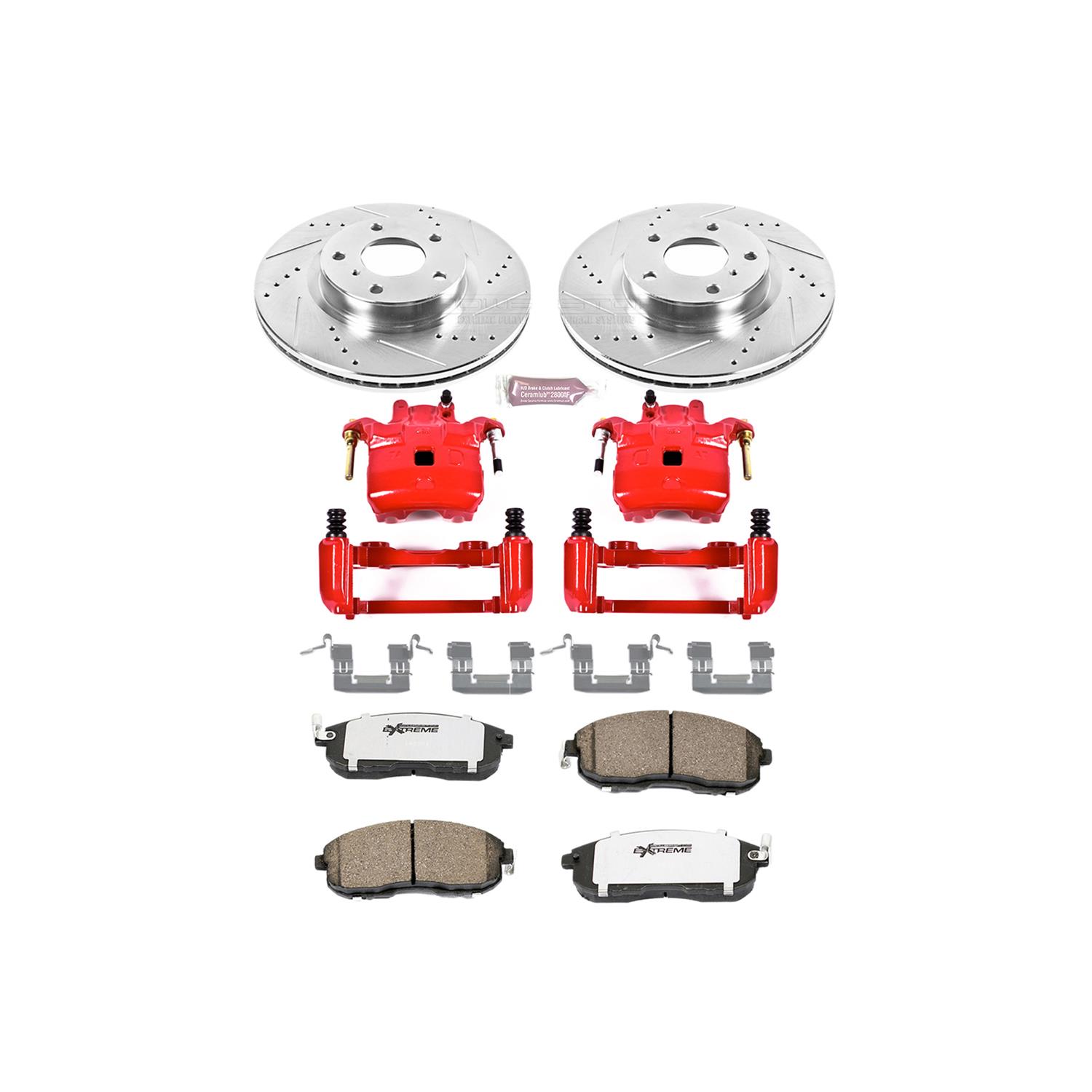 Power Stop KC314026 Power Stop Z26 Street Warrior Brake Upgrade Kits