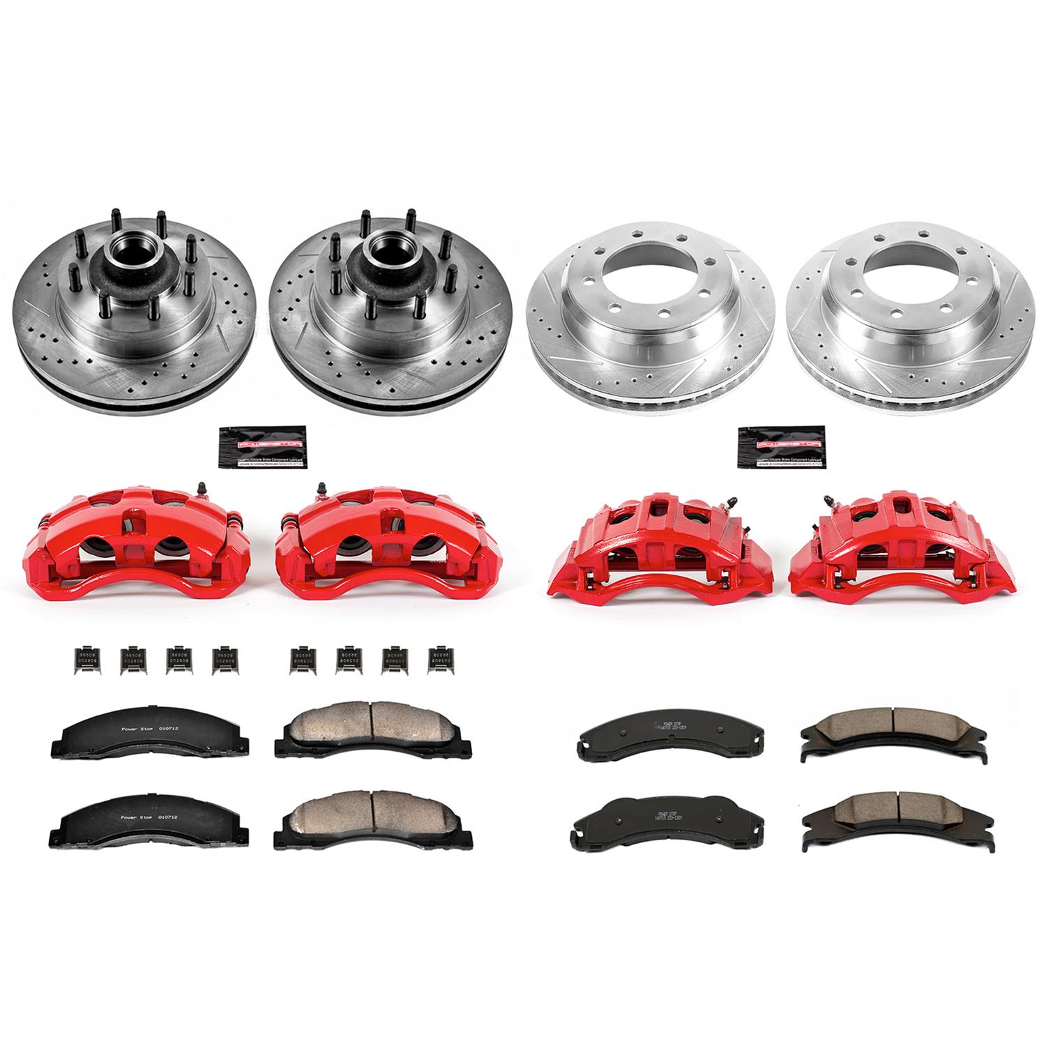 Power Stop 17-18 Ford E-450 Super Duty Front and Rear Z23 Evolution Kit w/Cals (Bundled Kit) thumbnail 3