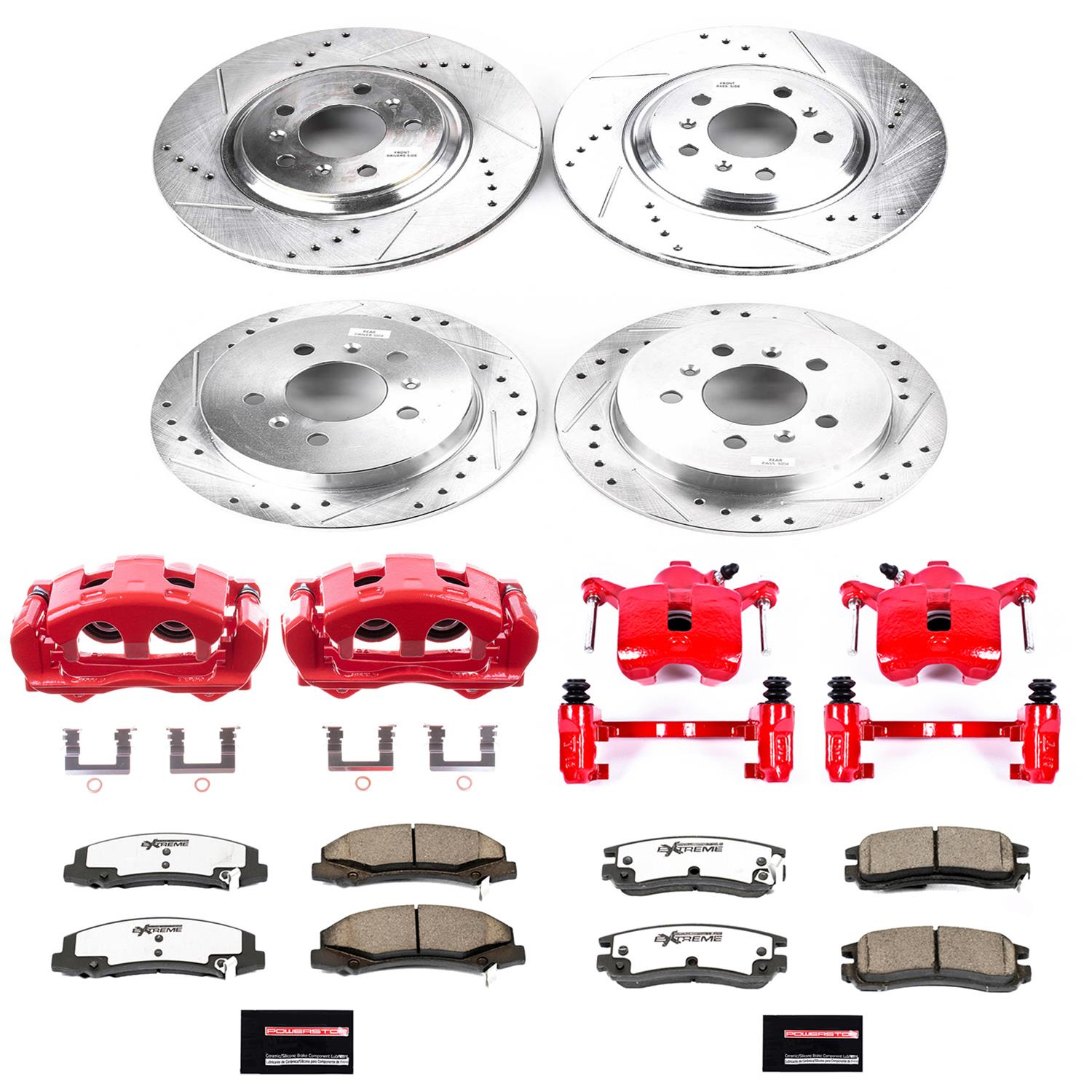 Power Stop 08-09 Buick LaCrosse Front and Rear Z26 Street Kit w/Cals (1x psbK1440-26, 1x psbK4654-26, 1x psbS4644, 1x psbS5024) thumbnail 6