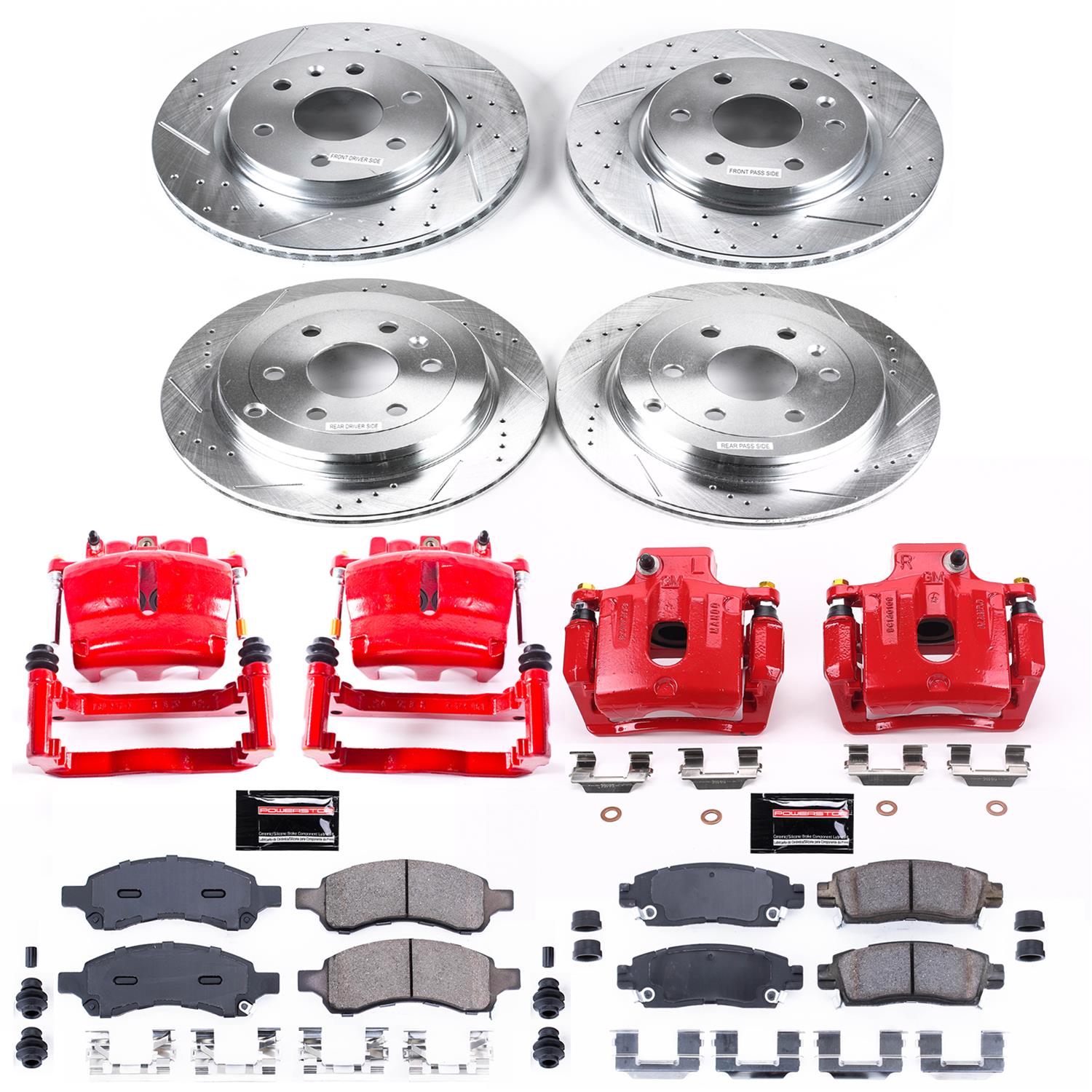 Power Stop 08-17 Buick Enclave Front & Rear Z23 Evolution Sport Brake Kit w/Calipers (1x psbK5262, 1x psbS5004, 1x psbS5058, 1x psbK4657) thumbnail 4