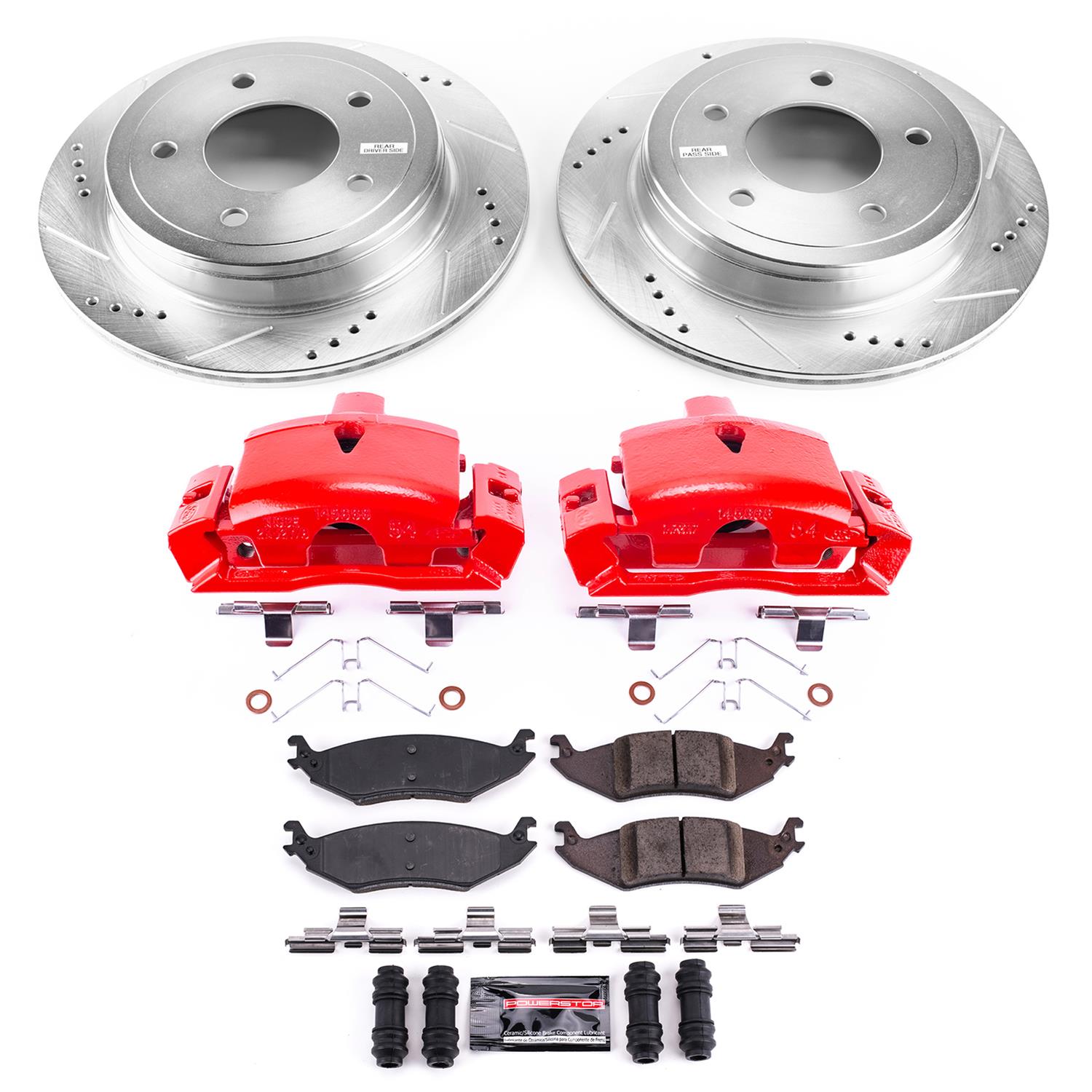 Power Stop 04-06 Ford E-150 Rear Z23 Evolution Sport Brake Kit w/Calipers (1x psbK4579, 1x psbS4958) thumbnail 8