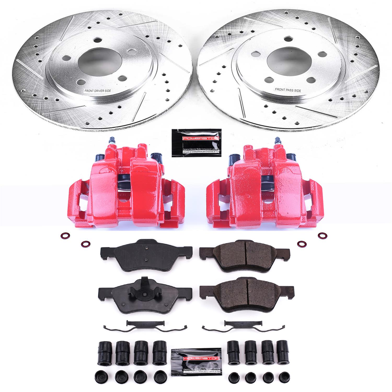 Power Stop 07-10 Ford Escape Front Z23 Evolution Sport Brake Kit w/Calipers (1x psbK4580, 1x psbS3116) thumbnail 5