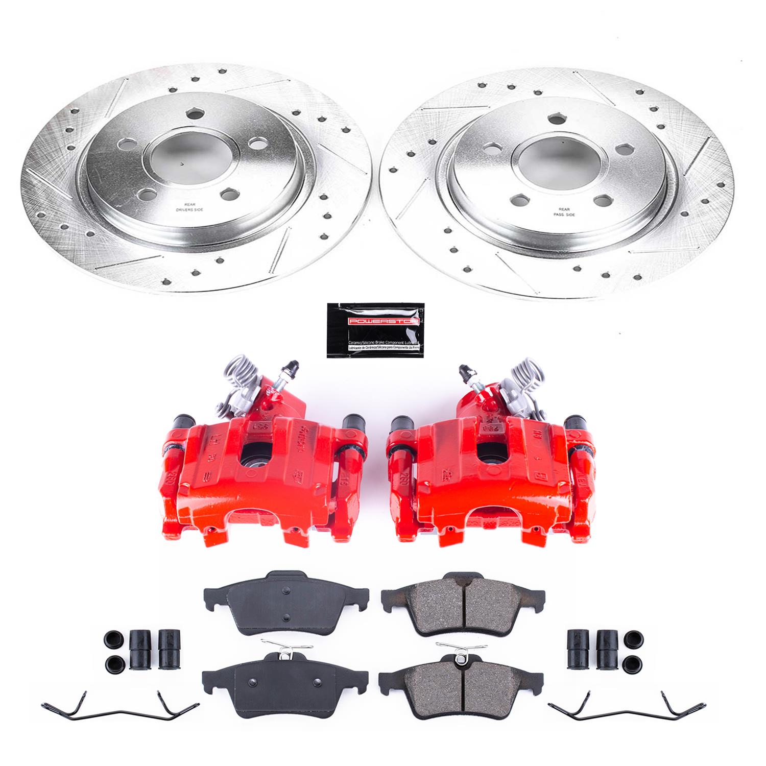 Power Stop 08-13 Volvo C30 Rear Z23 Evolution Sport Brake Kit w/Calipers (1x psbS2954A, 1x psbK4613) thumbnail 7